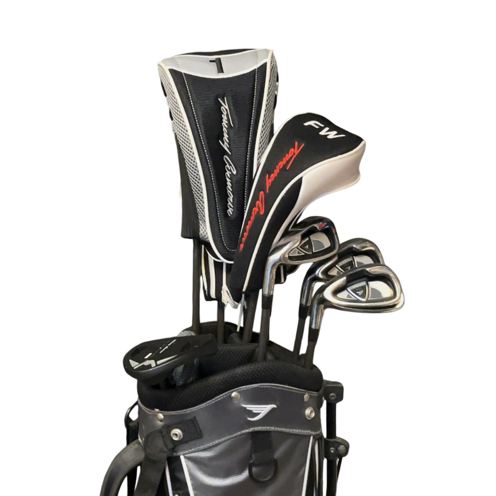 Venstre Tommy Armour Black Scot Komplet Sæt Uden Bag / 6-PW+SW / Flex Regular / Grafit