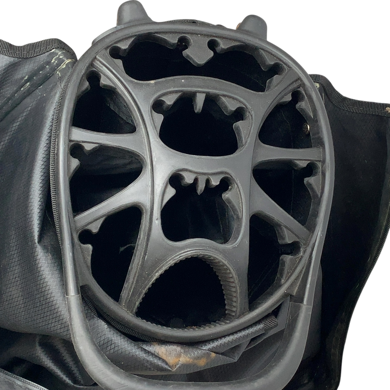 Crown Caddy  Golftaske / 10-Rum / Sort