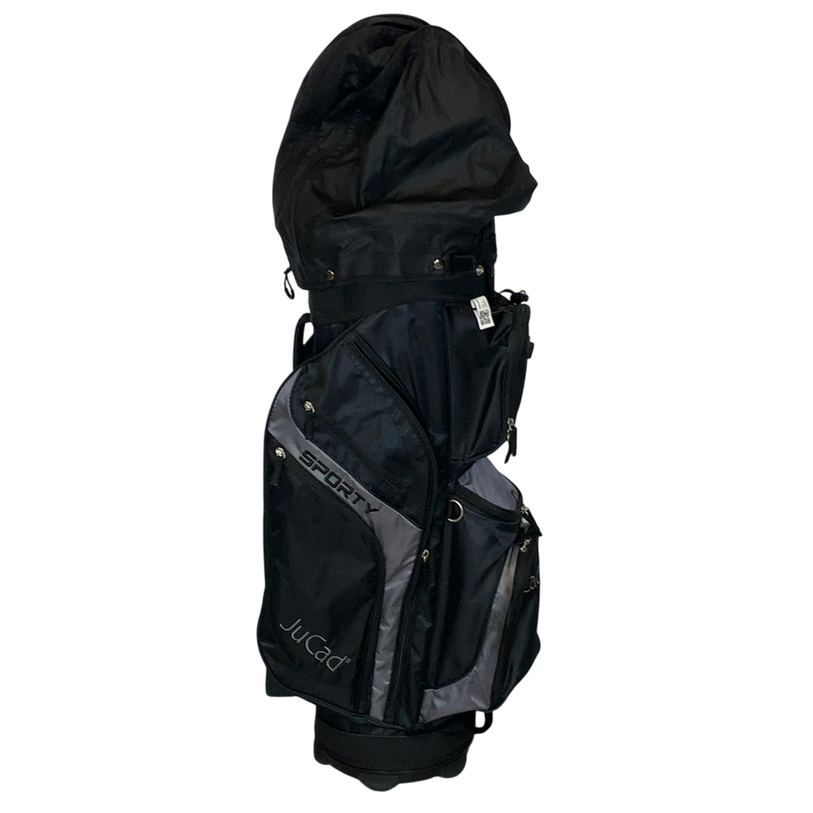 JuCad Sporty Golftaske / 10-Rum / Sort