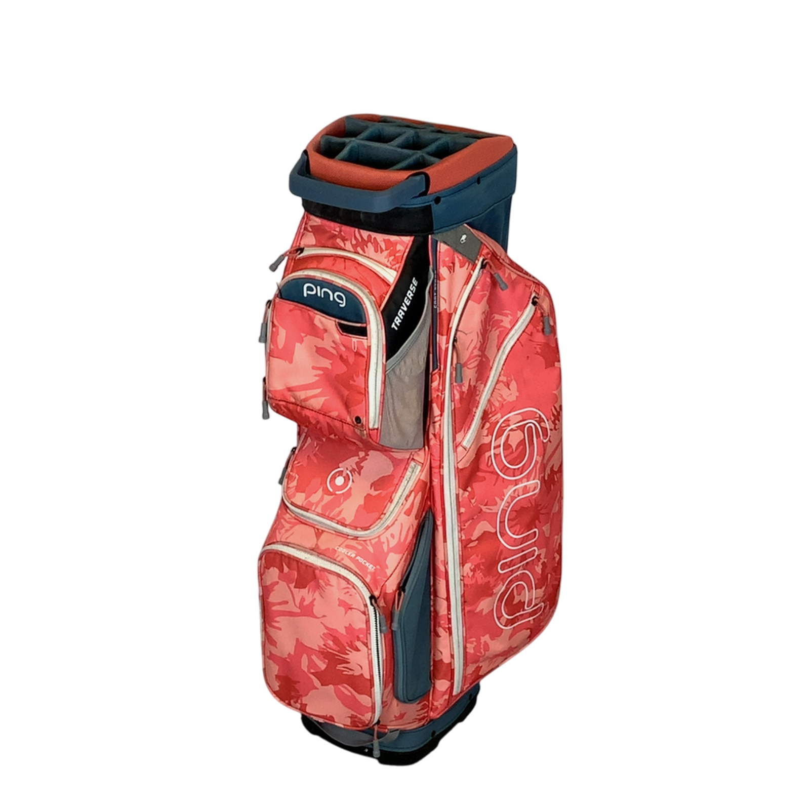 PING Traverse Golftaske / 14-Rum / Lyserød