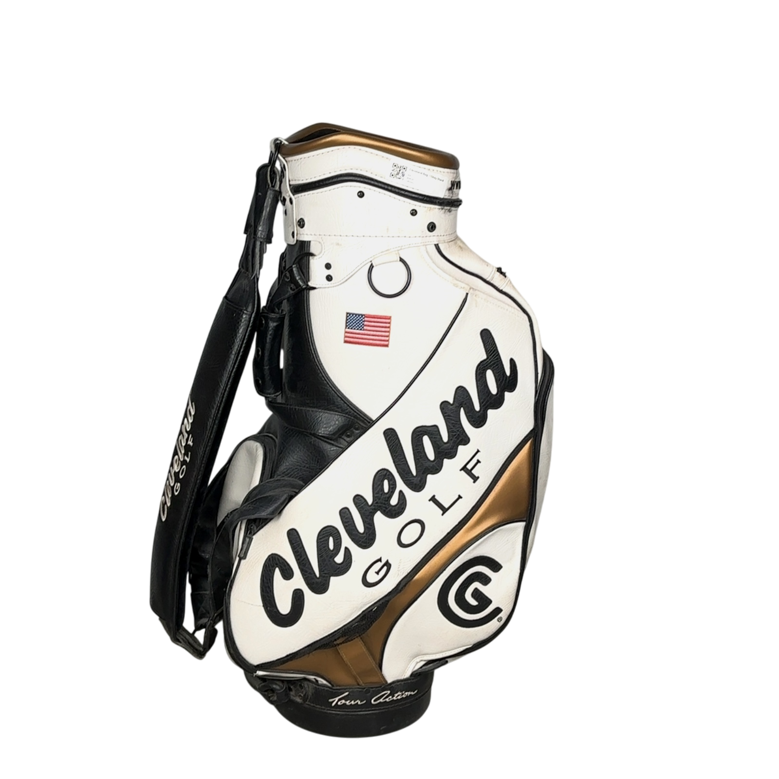 Cleveland Tour Action Golftaske / 6-Rum / Hvid