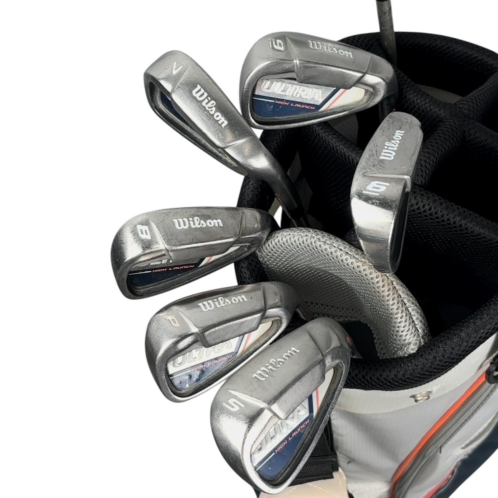 Wilson Ultra High Launch Komplet Sæt Med Bag / 6-PW+SW / Flex Ladies / Grafit