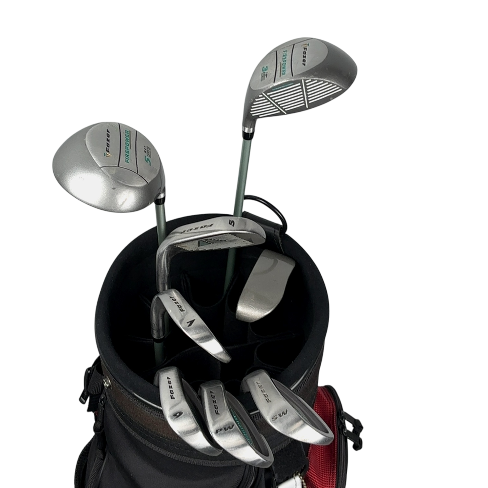 Fazr Firepower Komplet Sæt Med Bag / 5+7+9+PW+SW / Flex Ladies / Grafit