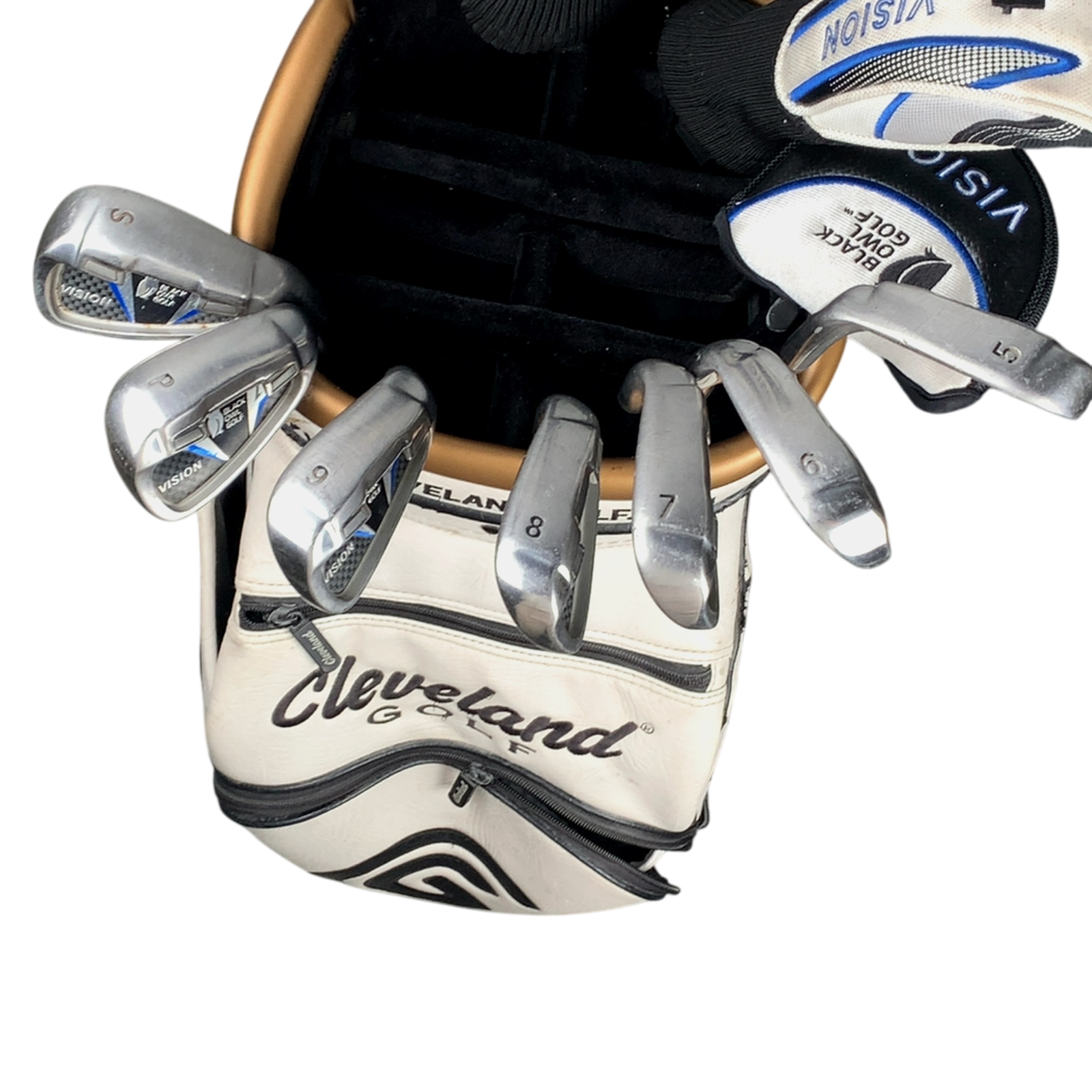 Black Owl Vision Komplet Sæt Uden Bag / 5-PW+SW / Flex Regular / Grafit