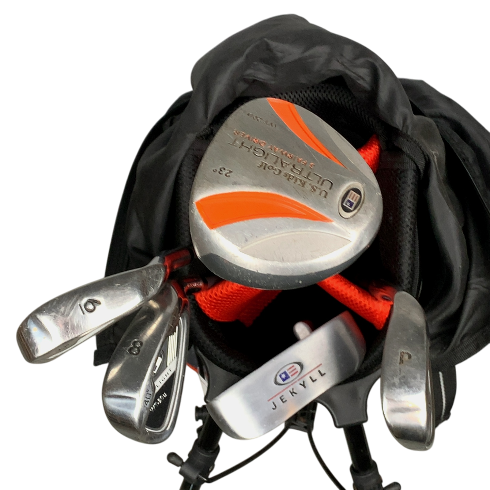 US Kids Ultralight Komplet Sæt Med Bag / 6-PW / Flex Junior / Grafit