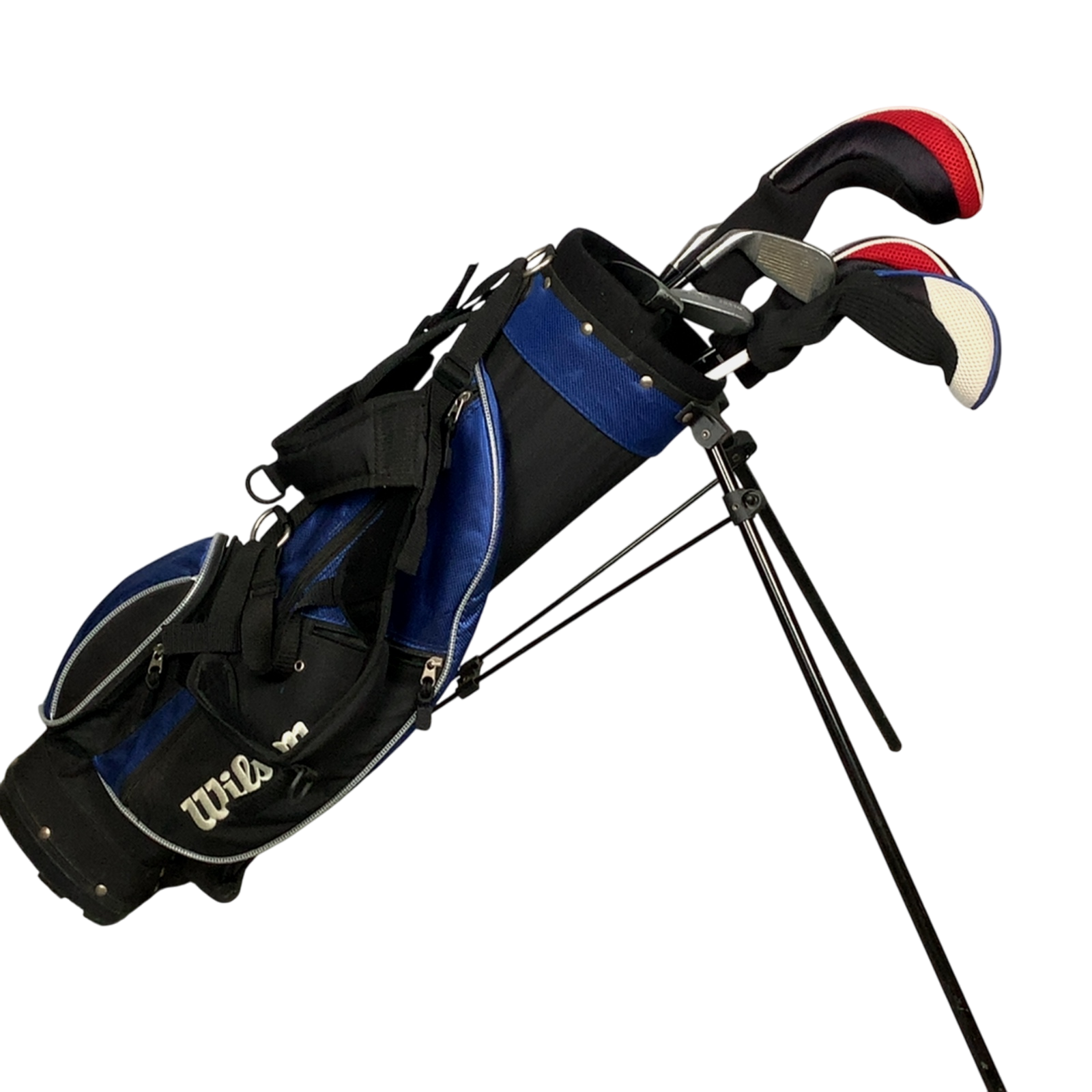 MD Golf Seve Ballesteros Komplet Sæt Med Bag / 7+9+SW / Flex Junior / Grafit