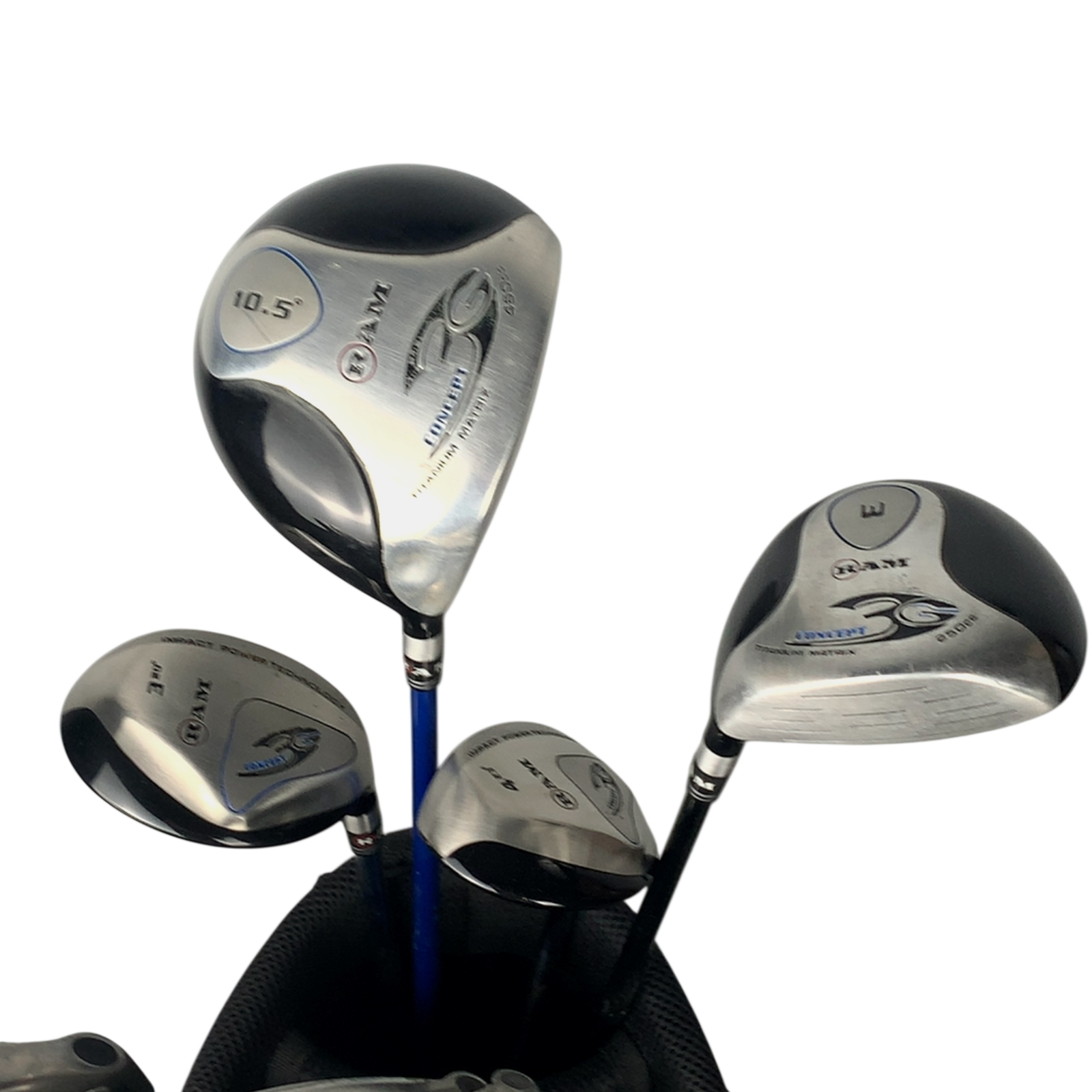 Ram Concept Komplet Sæt Med Bag / 2-PW+SW / Flex Stiff / Grafit