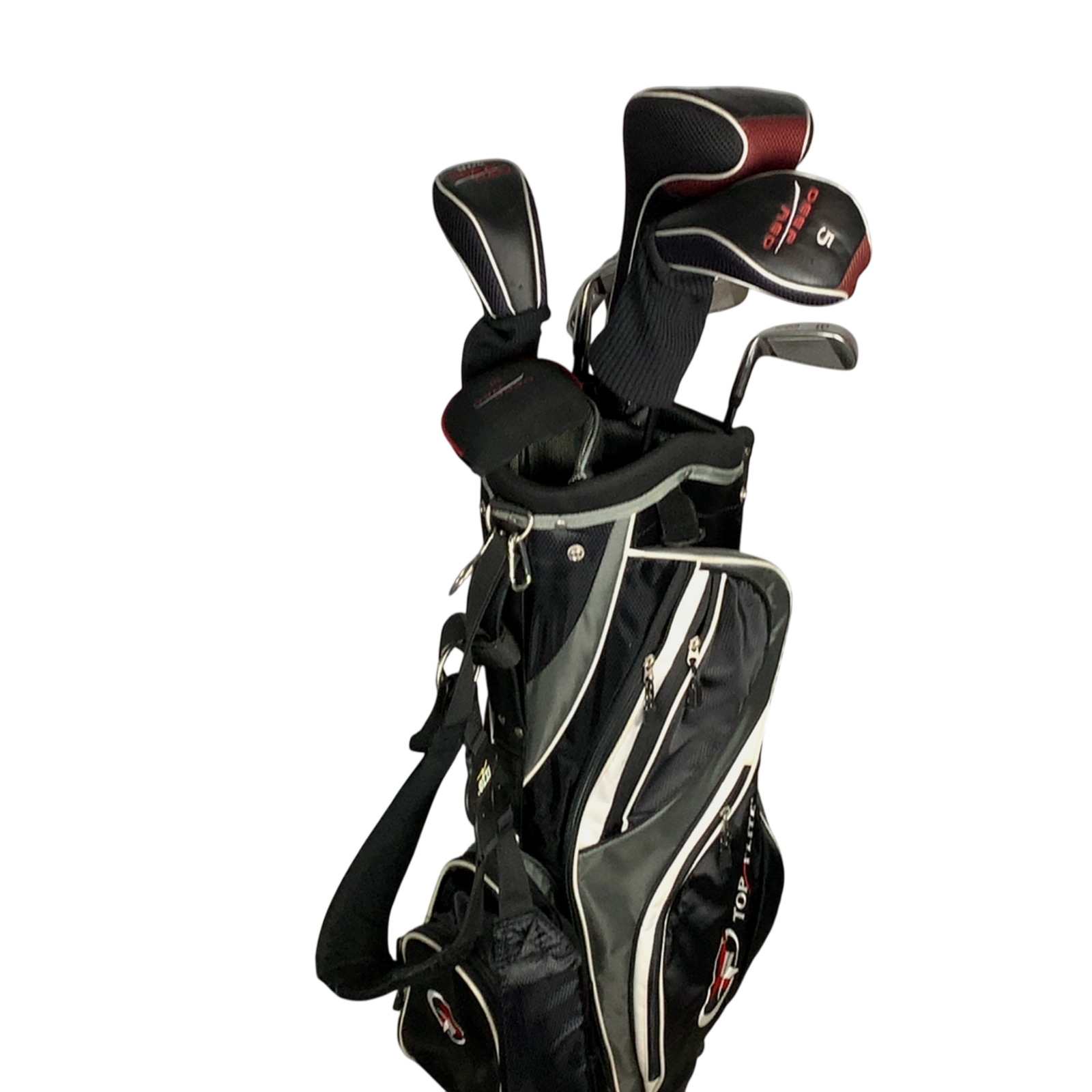 Wilson Deep Red Komplet Sæt Med Bag / 6-PW+SW / Flex Regular / Stål
