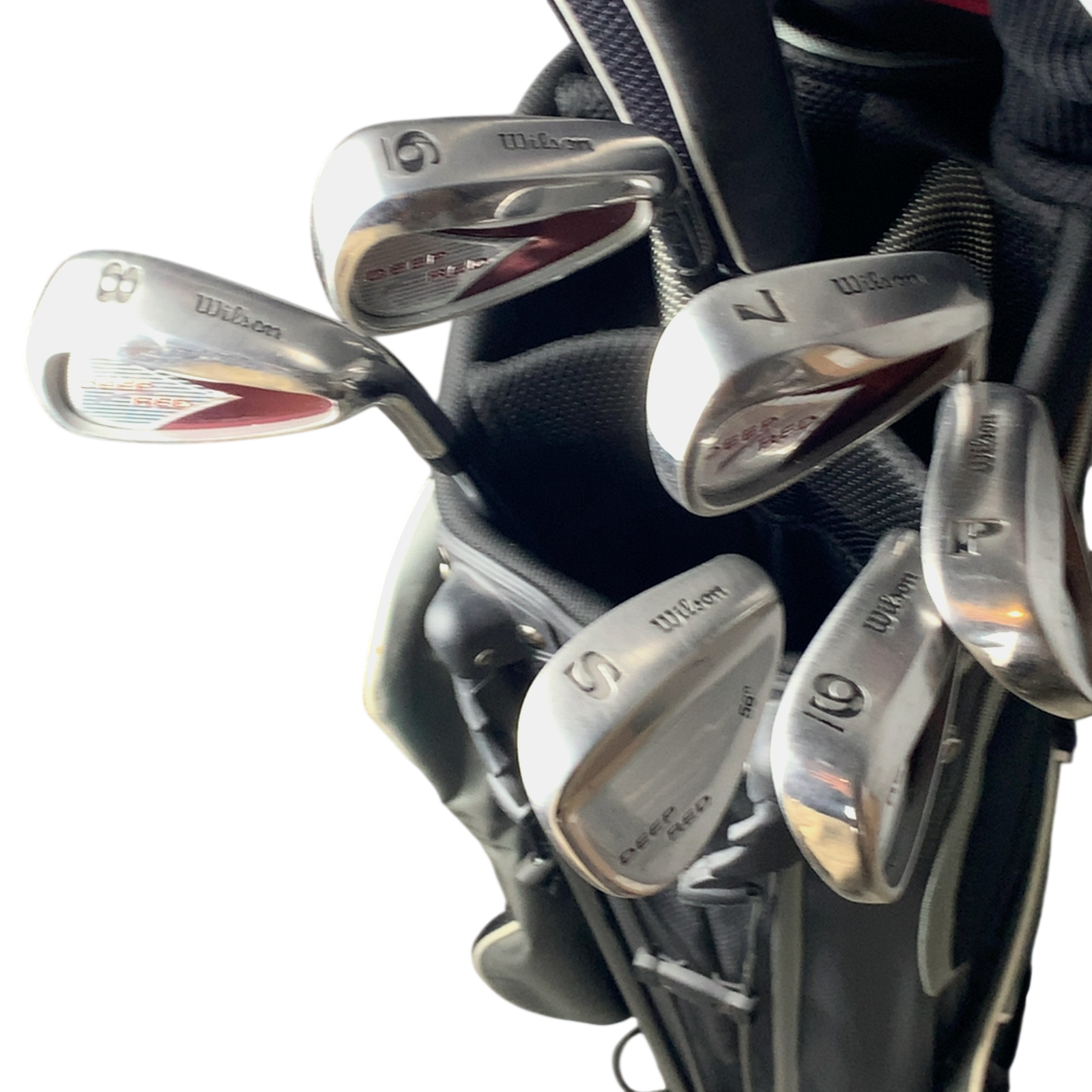 Wilson Deep Red Komplet Sæt Med Bag / 6-PW+SW / Flex Regular / Stål