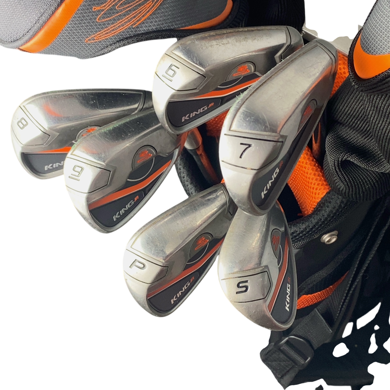 Cobra King Jr. Komplet Sæt Med Bag / 6-PW+SW / Flex Junior / Grafit