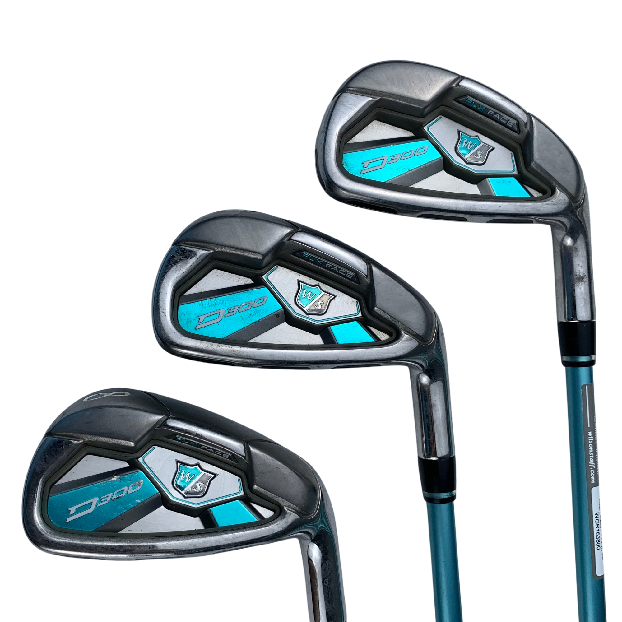 Wilson Staff D300 Jernsæt / Flex Ladies / 6-SW / Grafit hovedbillede - brugt golf udstyr i god stand