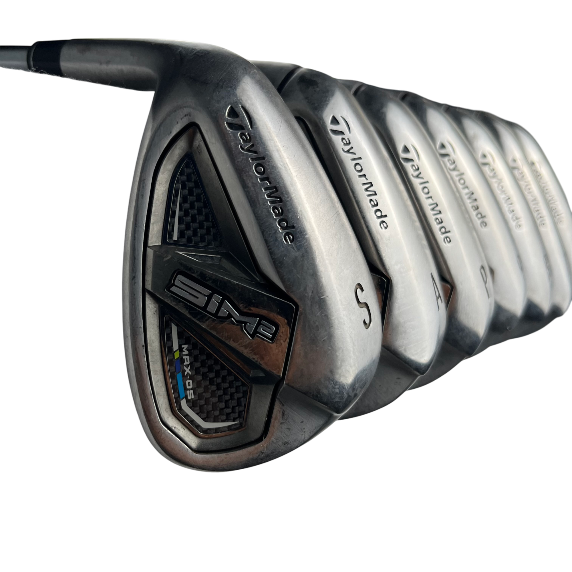 TaylorMade Sim2 Max OS Jernsæt / Flex Regular / 6-SW / Stål galleri billede 2 - brugt golf udstyr i god stand