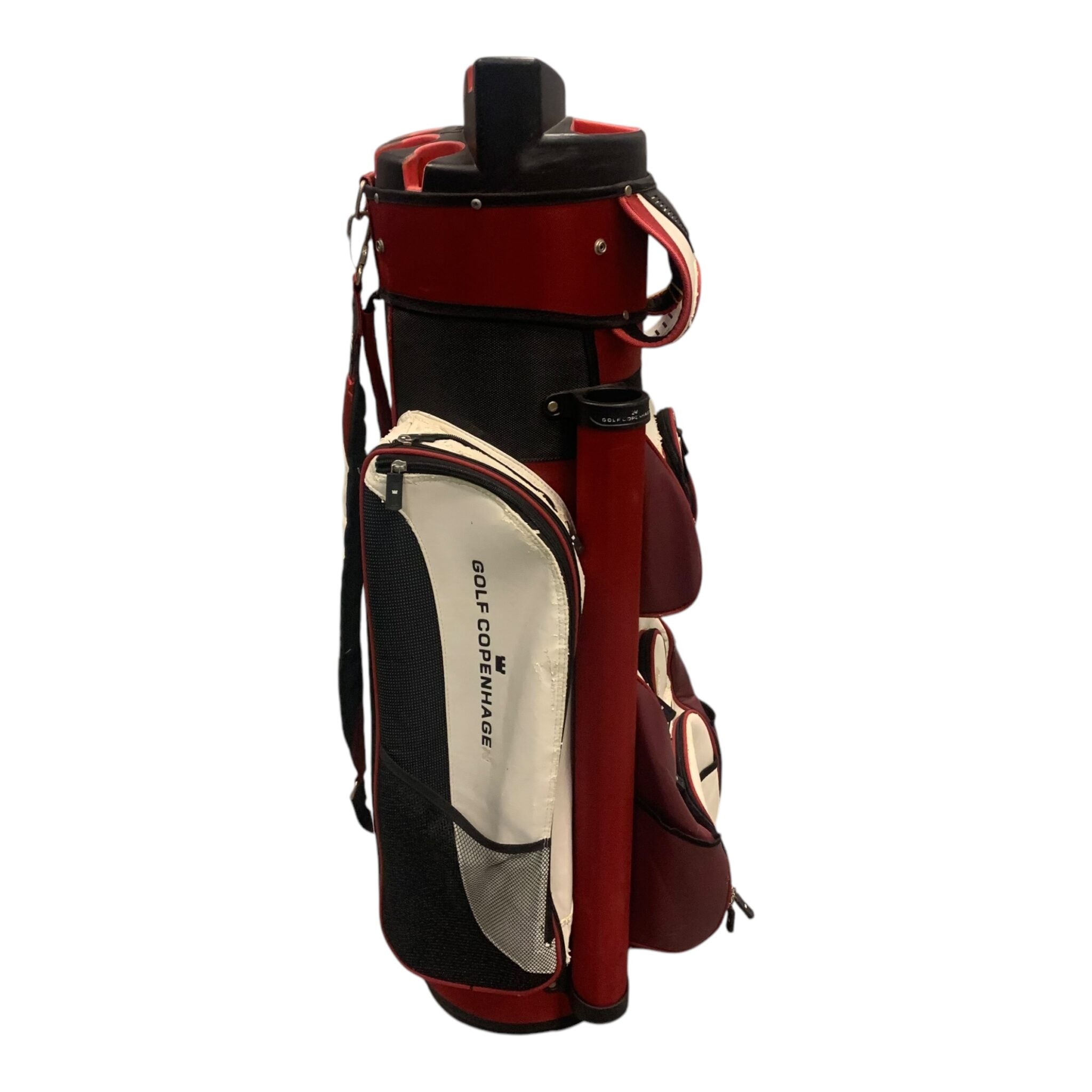 Golf Copenhagen Cartbag / Red/White / 11 Rum