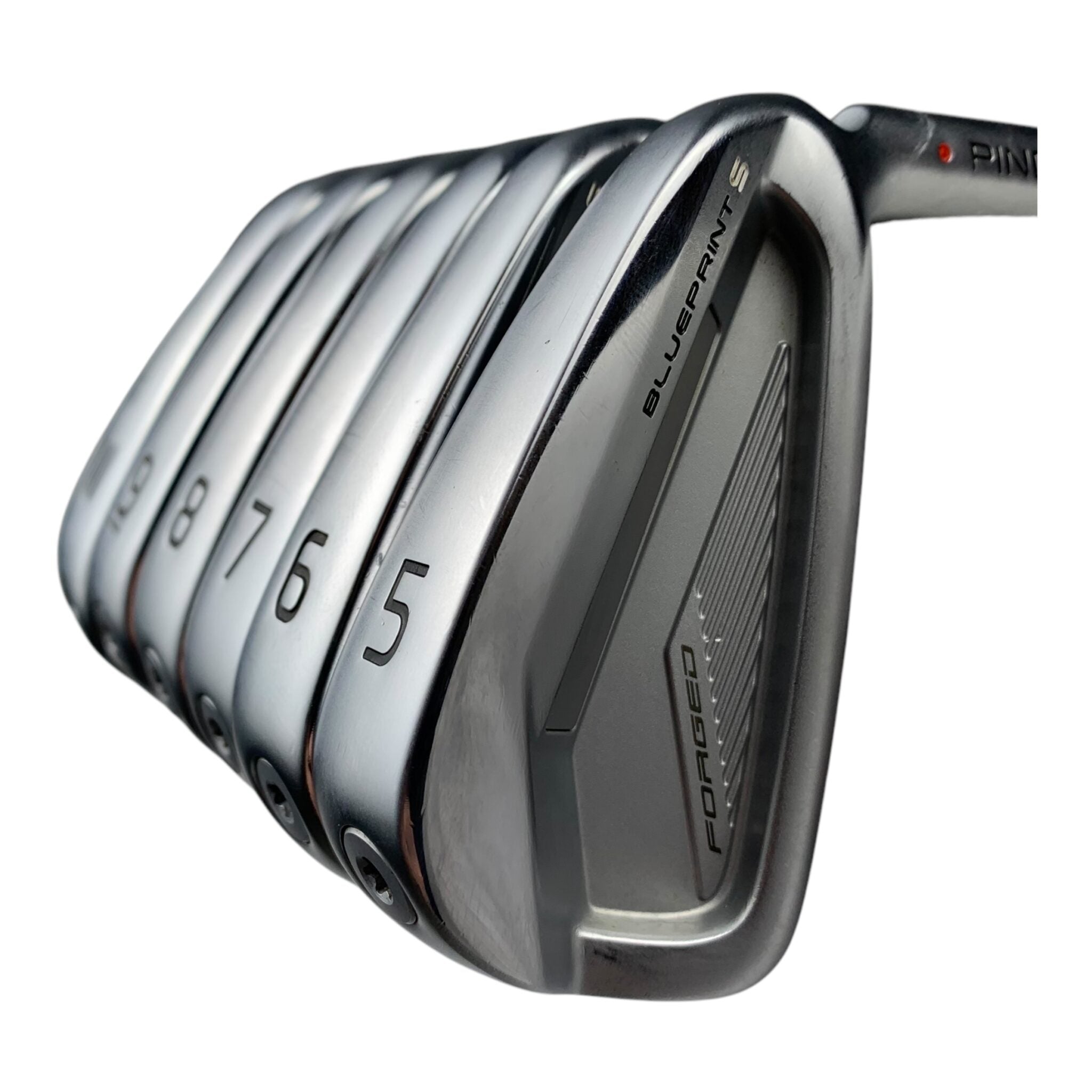 PING Blueprint S Jernsæt / Flex Regular / 5-PW / Stål / Red Lie Dot