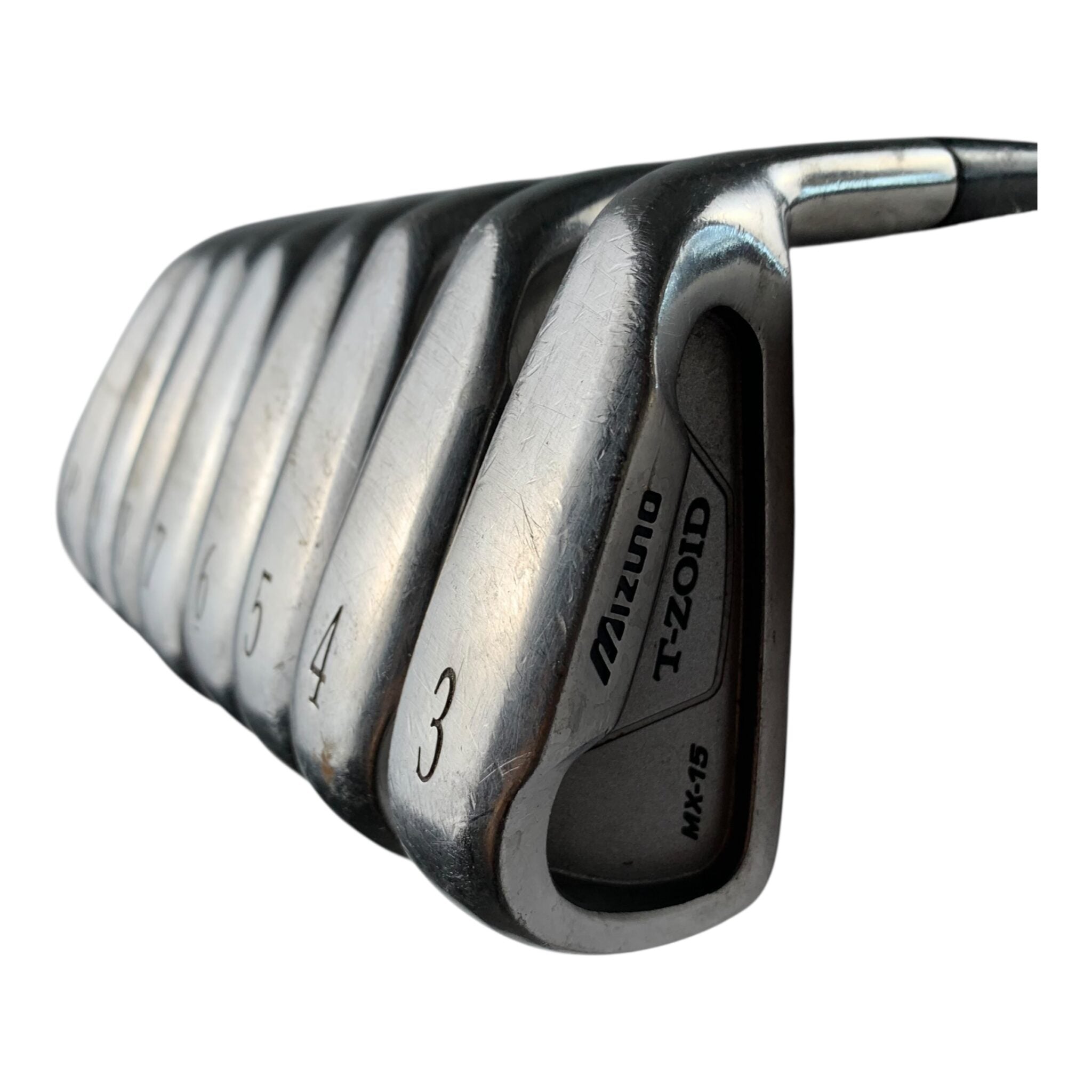 Mizuno T-Zoid MX-15 Jernsæt / Flex Stiff / 3-PW / Stål