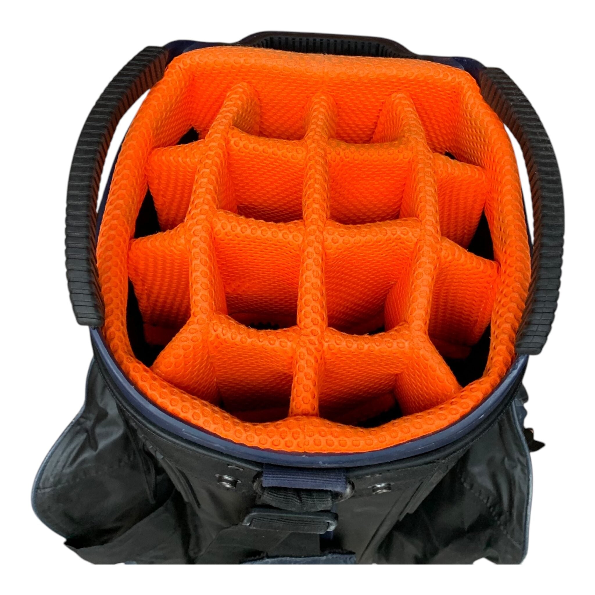 Sun Mountain H2NO Cartbag - Navy/Orange / 15-Way / W. Raincover