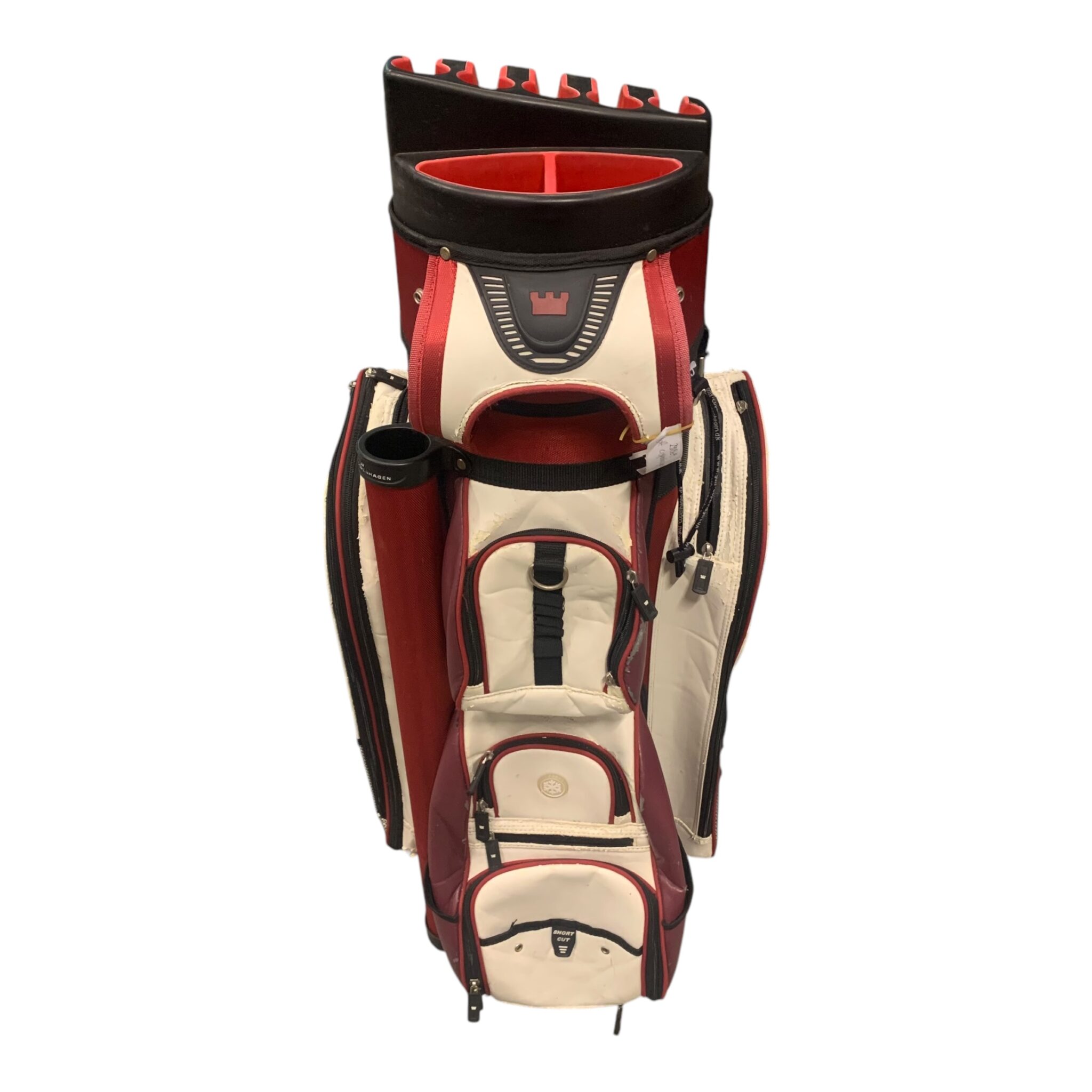 Golf Copenhagen Cartbag / Red/White / 11 Rum