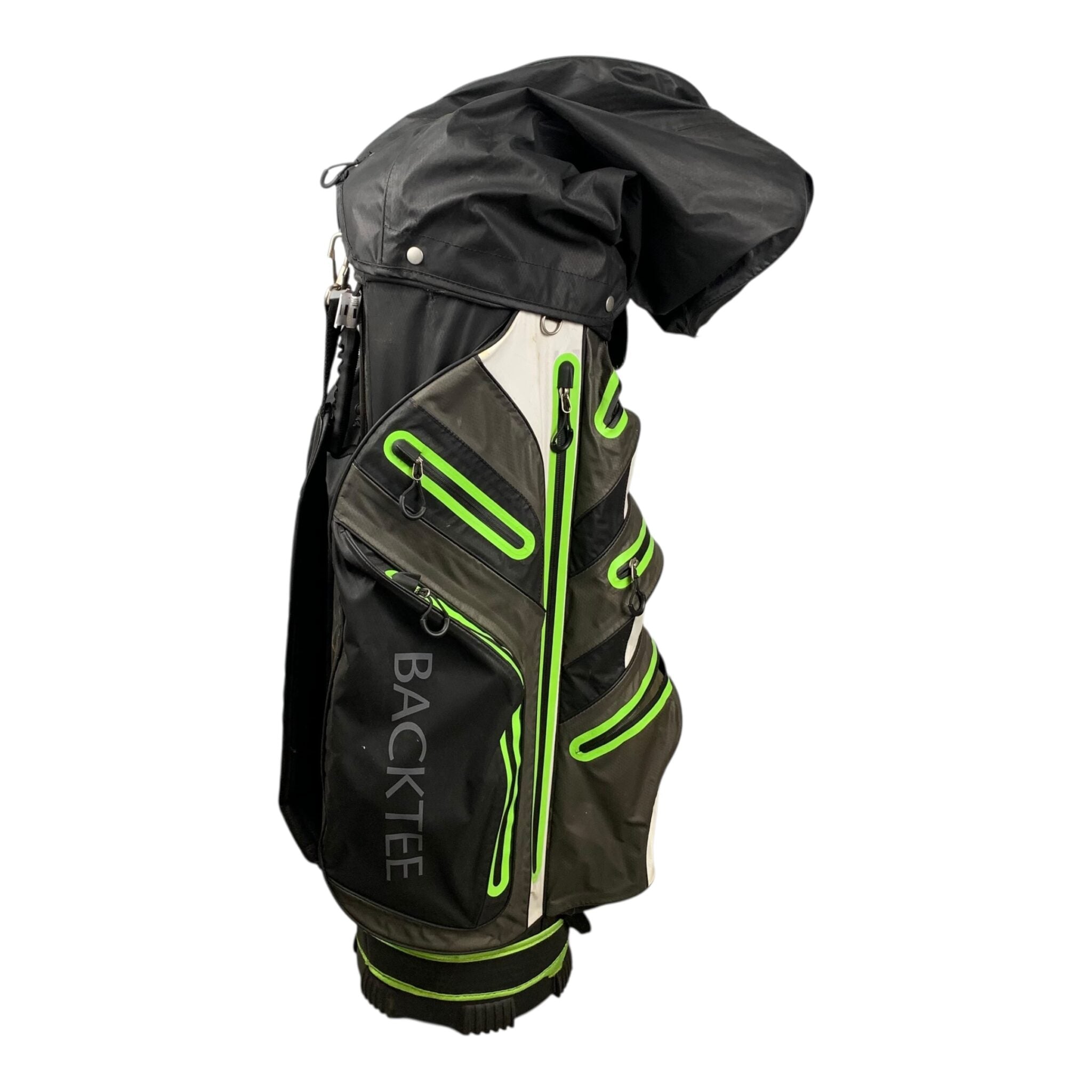 BackTee Cartbag / Black/Green / 14-Rum