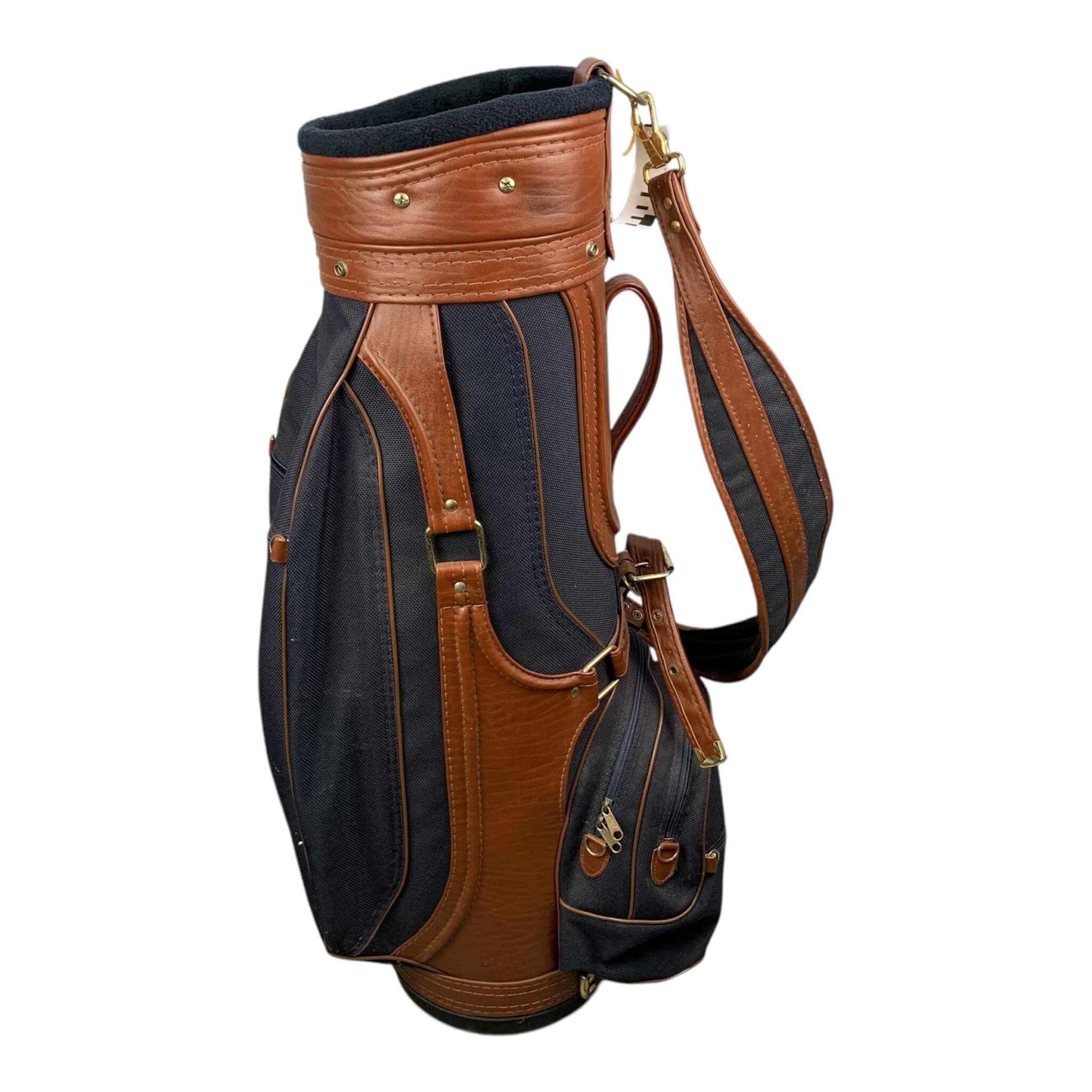 Prestige Golf CartBag / Brown/Blue / 6 Rum