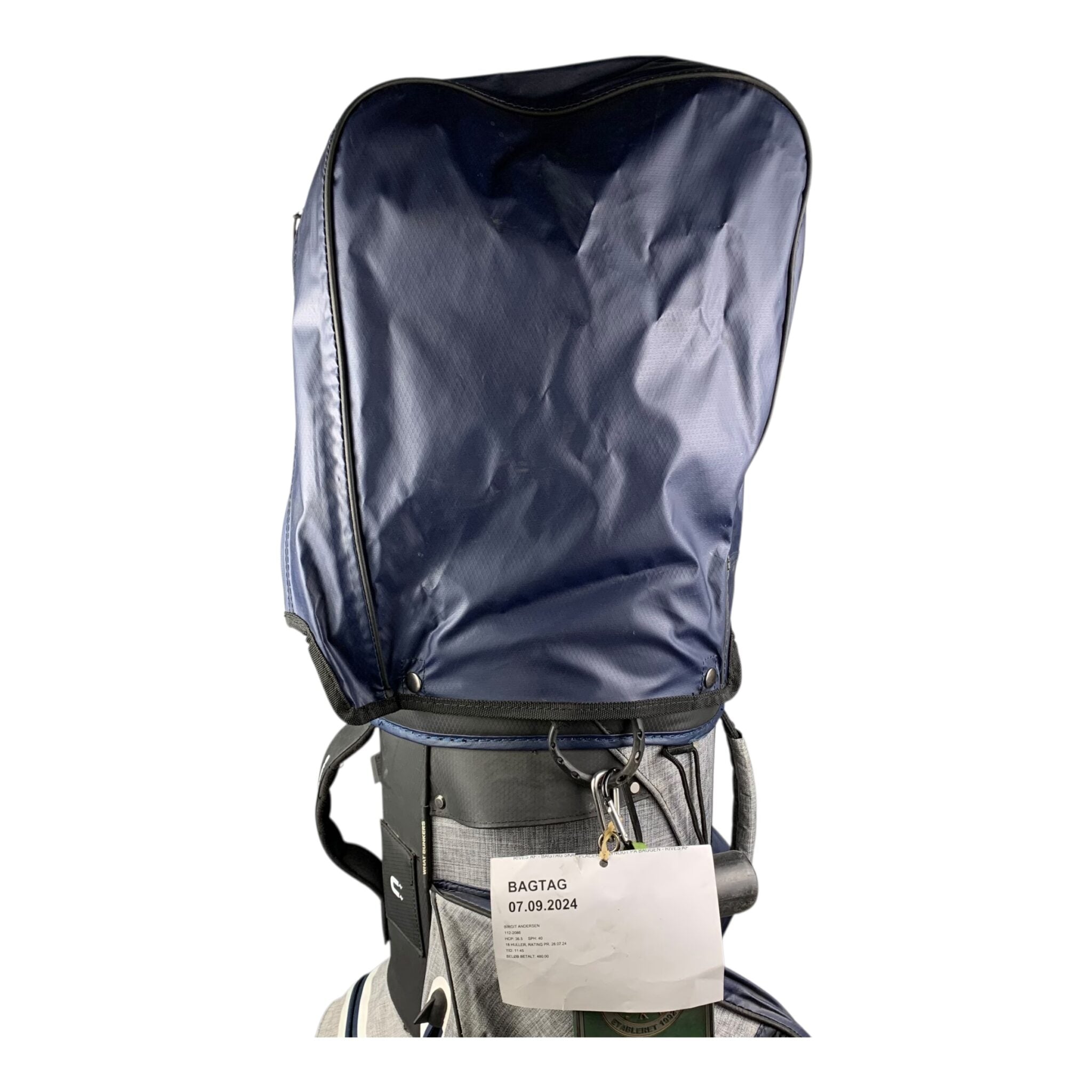 WhatBunkers Kibo Cartbag / Grey/Navy / Divider-Top