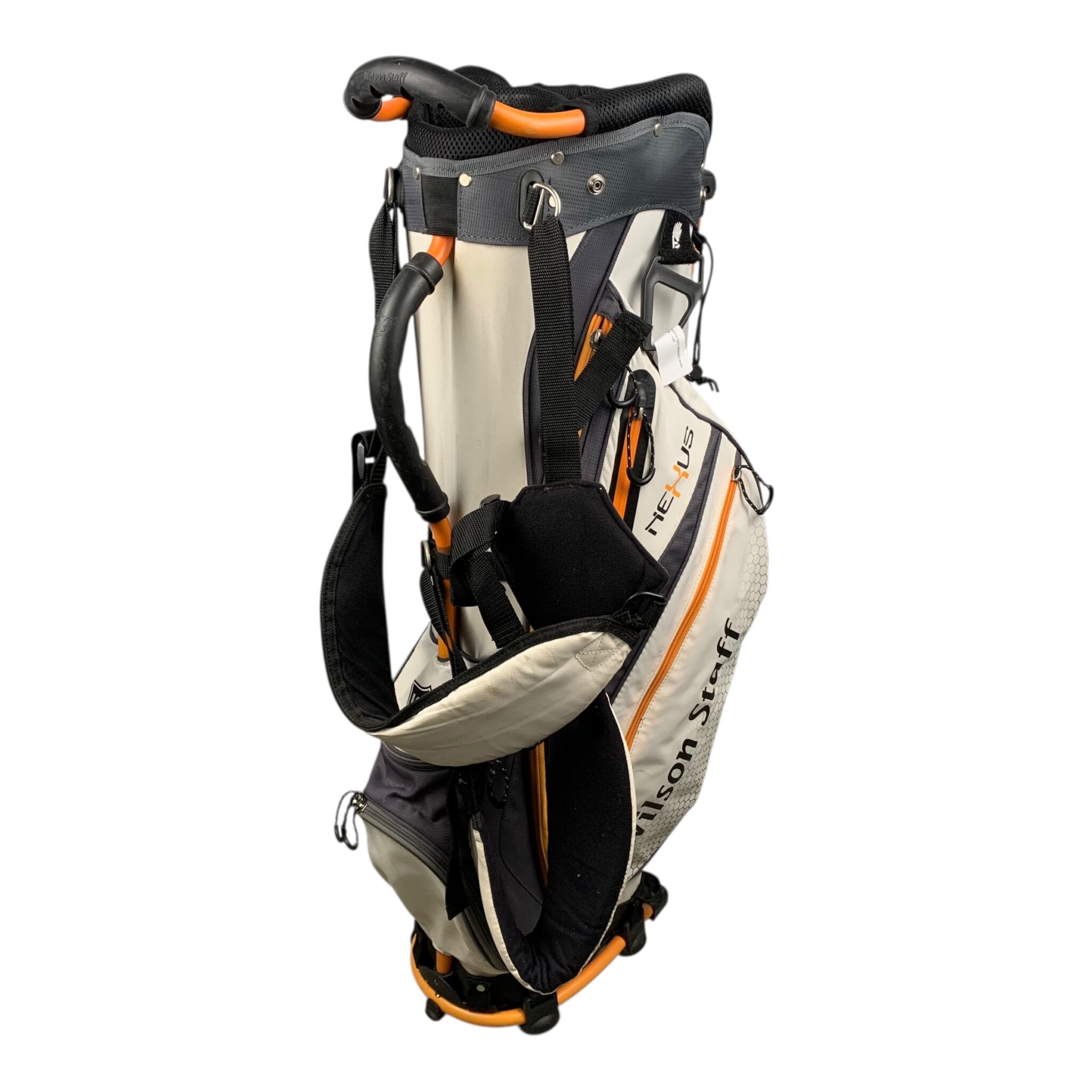 Wilson Staff Nexus Standbag / White/Orange / 5 Rum