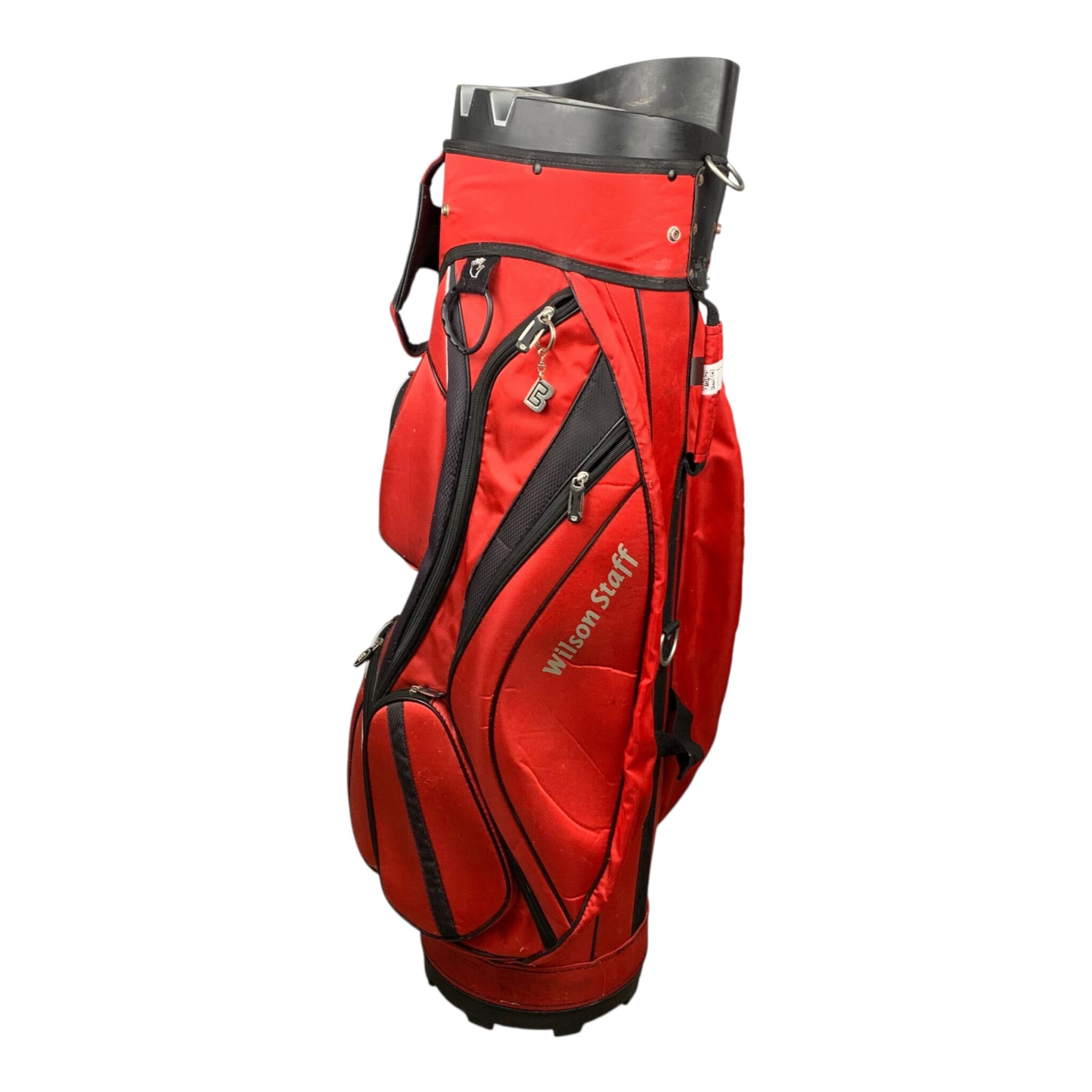 Wilson Staff Cartbag / Red / 15-Rum