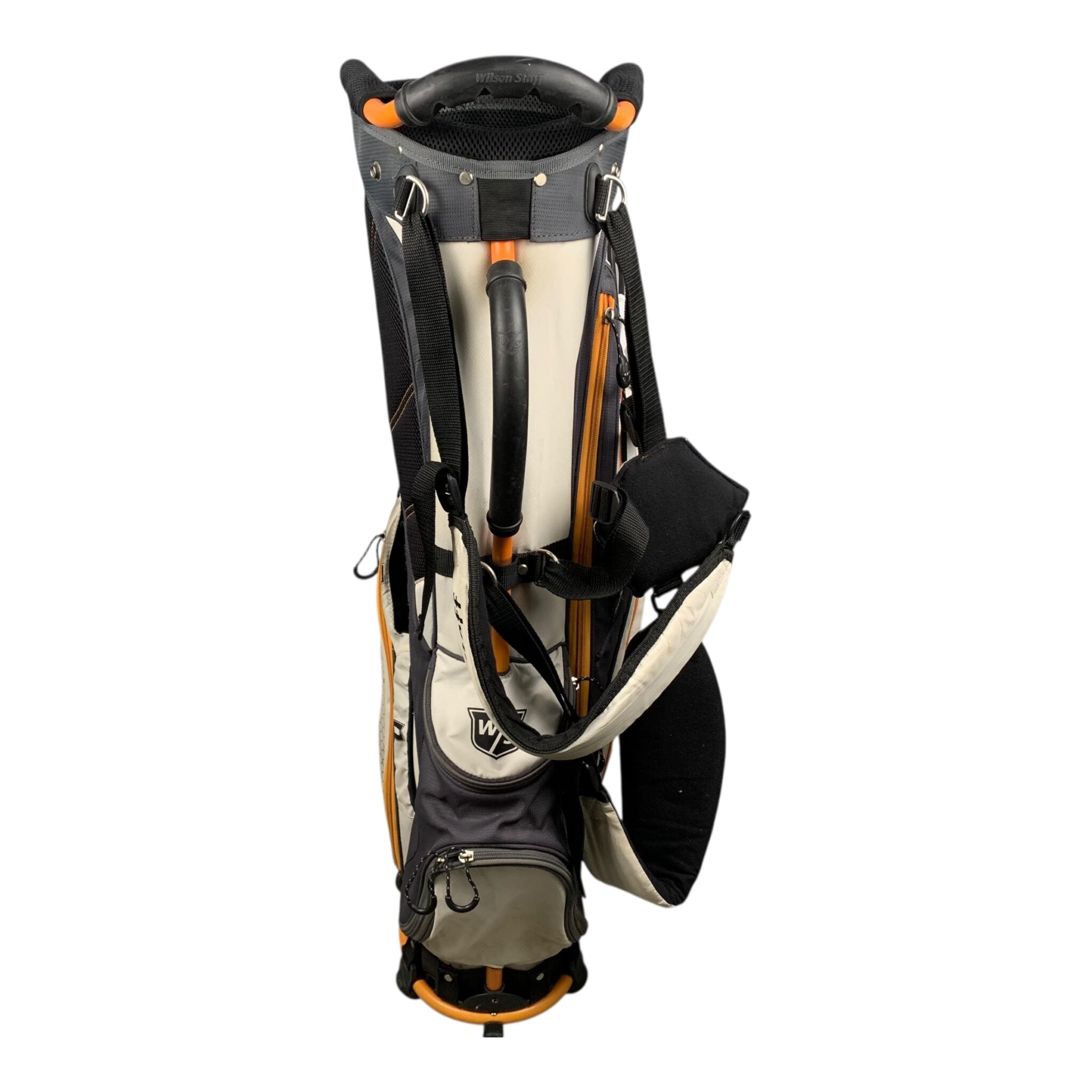 Wilson Staff Nexus Standbag / White/Orange / 5 Rum