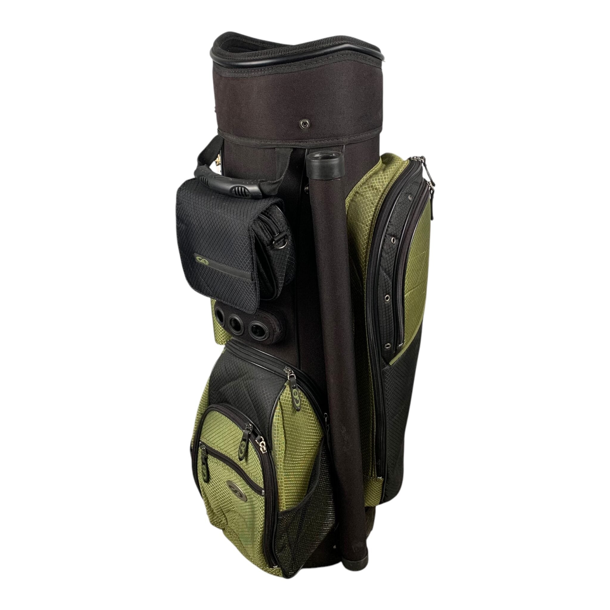 Go Golf CartBag / Black/Green / 14 Rum