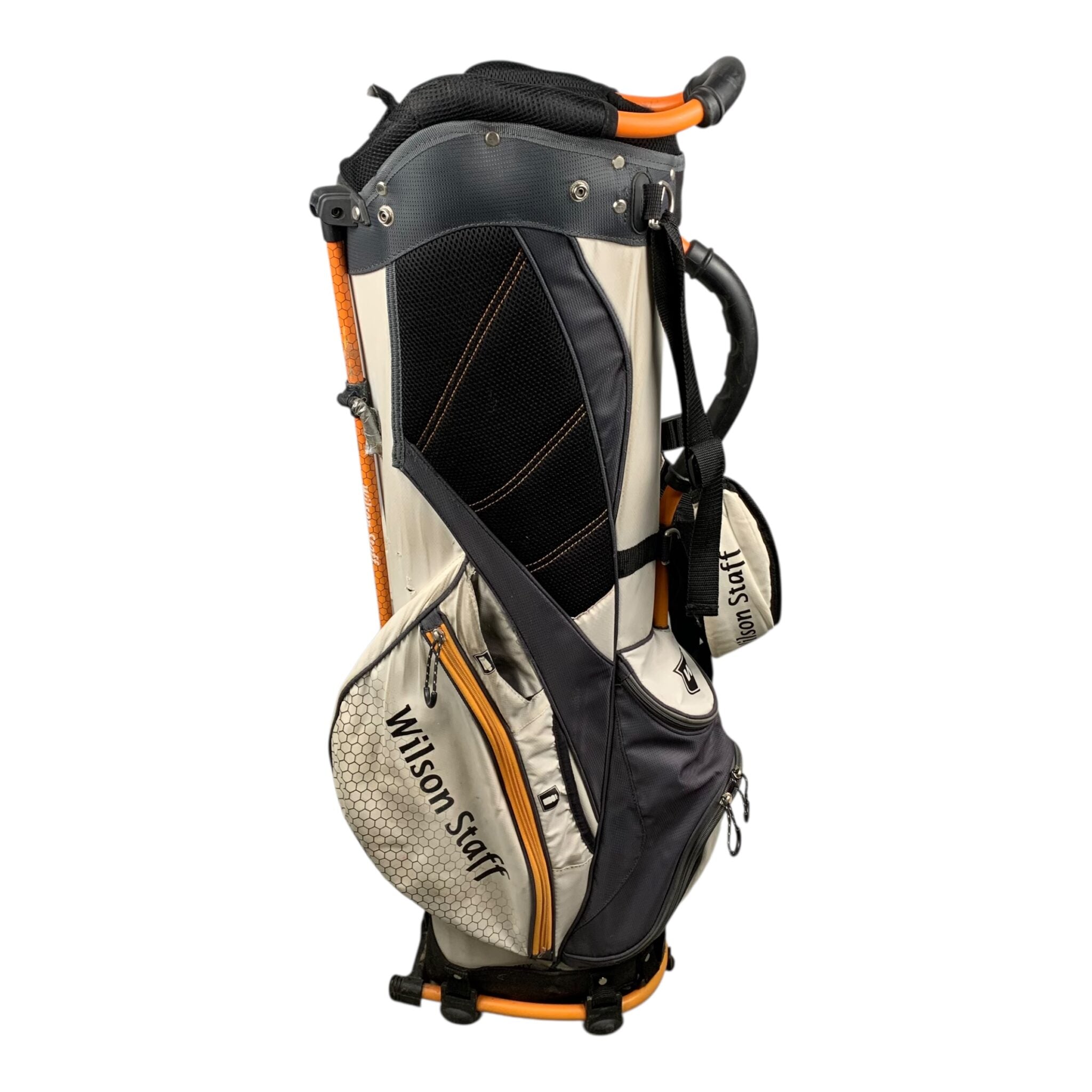 Wilson Staff Nexus Standbag / White/Orange / 5 Rum