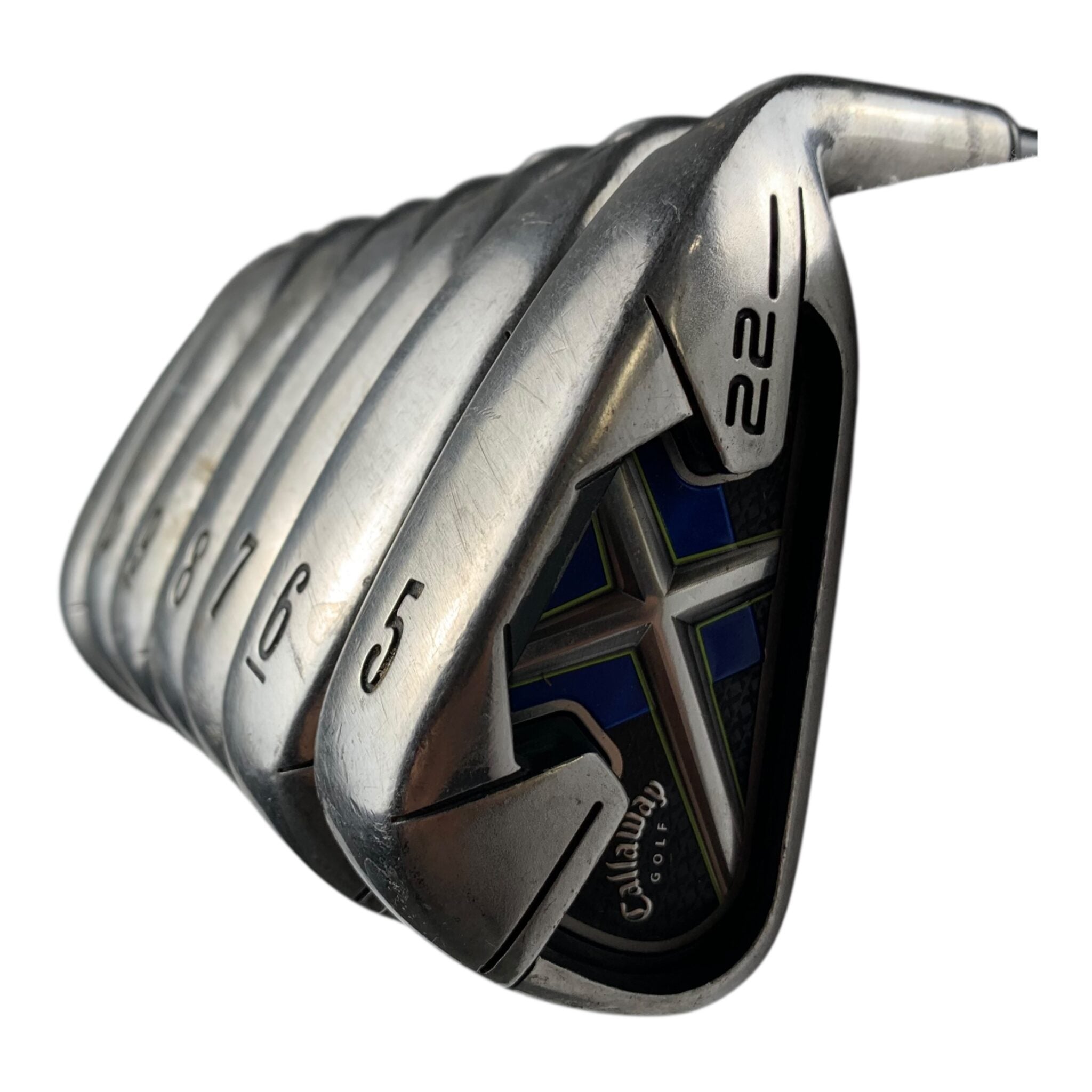 Callaway X-22 Jernsæt / Flex A-flex / 5-SW / Grafit