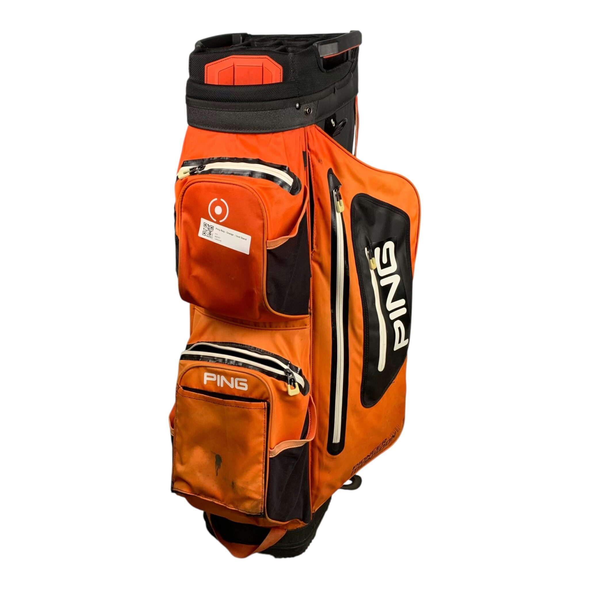 Ping Pioneer Monsoon Cart Bag / Orange / 14-Rum