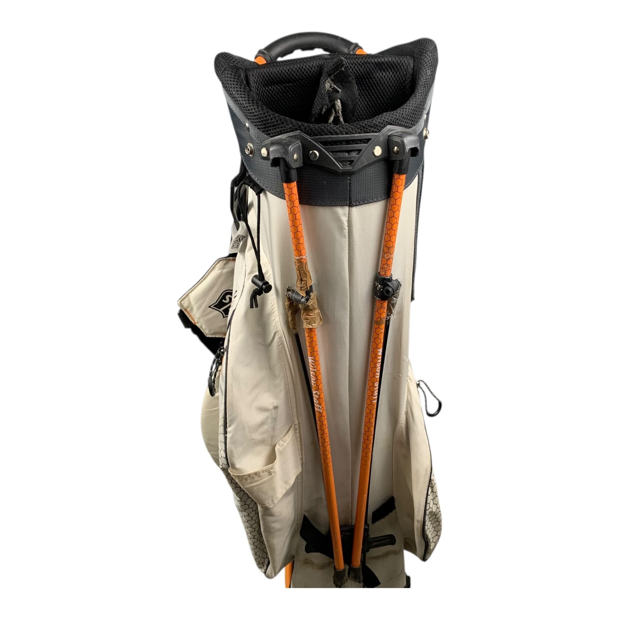 Wilson Staff Nexus Standbag / White/Orange / 5 Rum