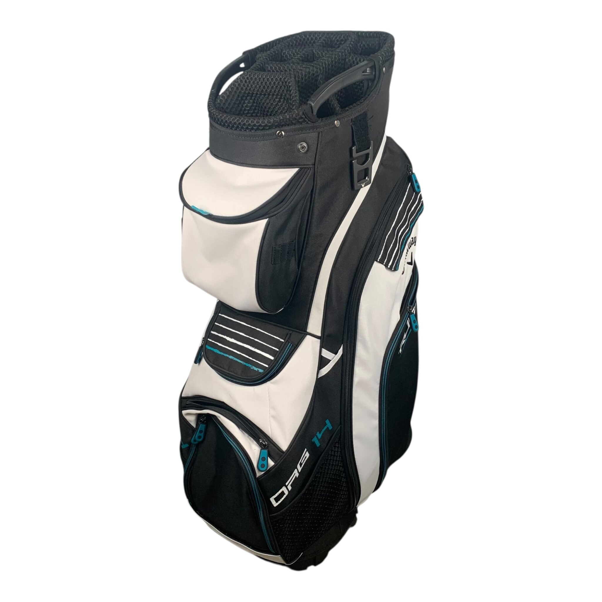 Callaway Rogue ORG 14 Cartbag / Black/White/Blue / 14-Rum