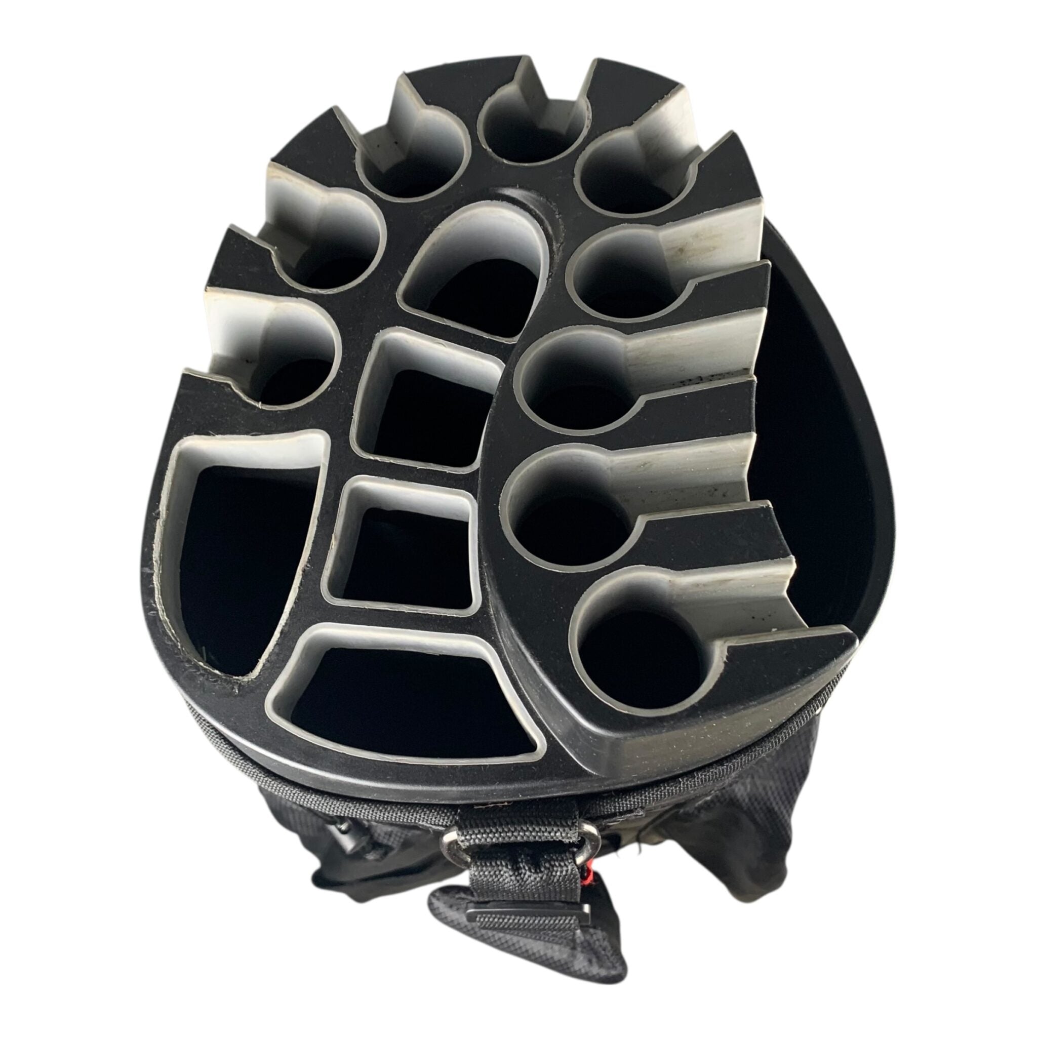 Wilson Staff Cartbag / Black/Pink / 14-Rum