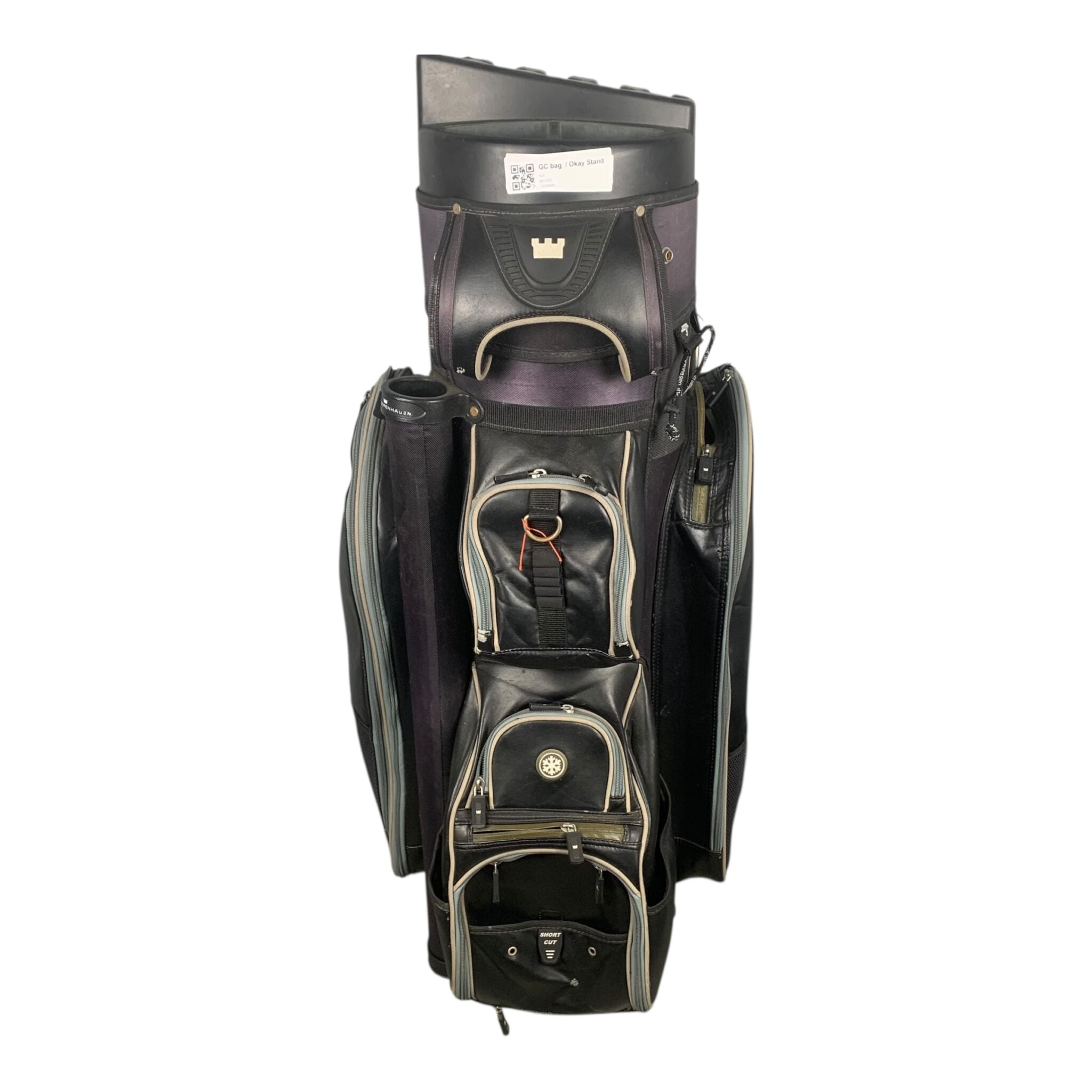 Golf Copenhagen Cartbag / Black / Divider-Top