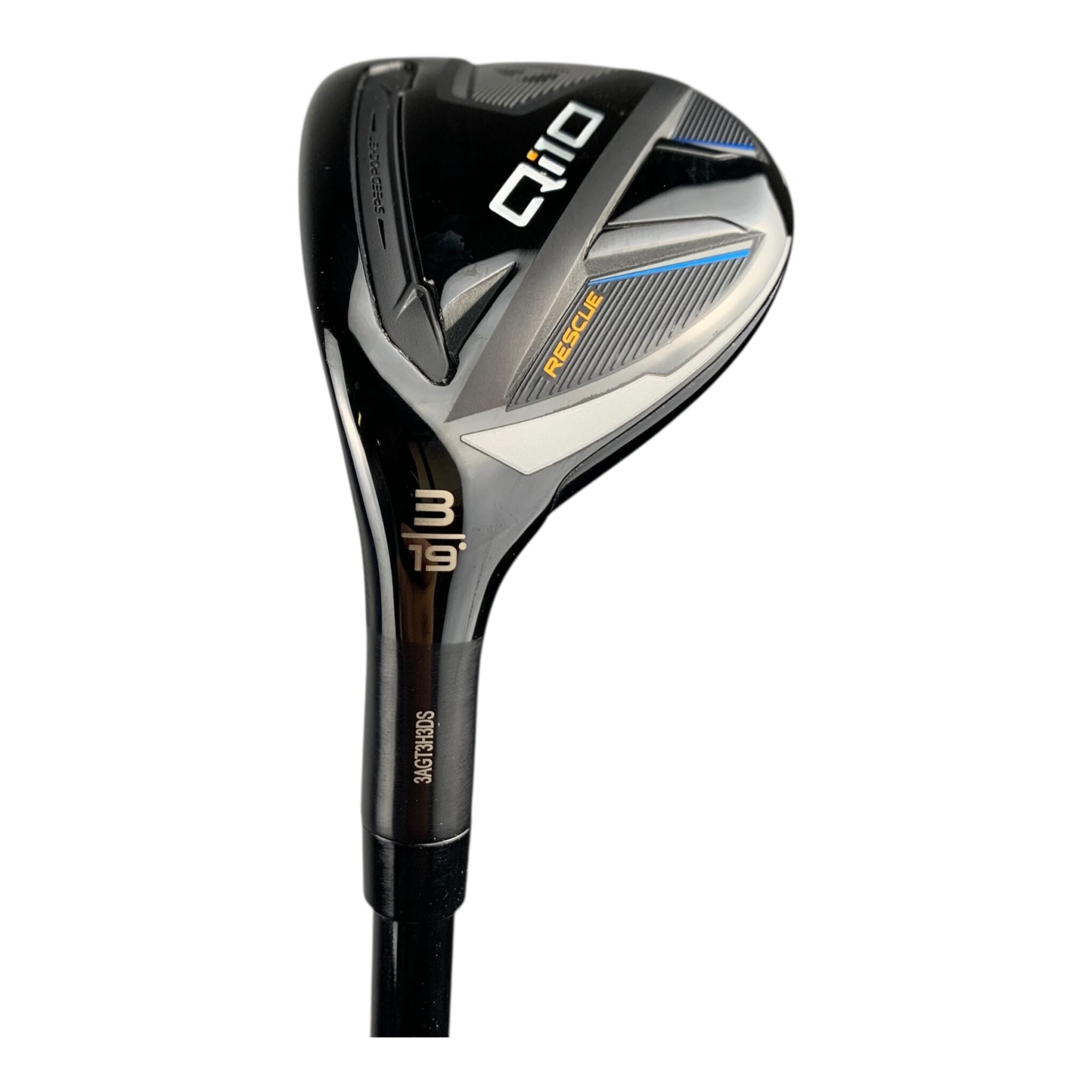 TaylorMade Qi10 Hybrid / Flex Stiff / Grafit / #3/19 - Venstre