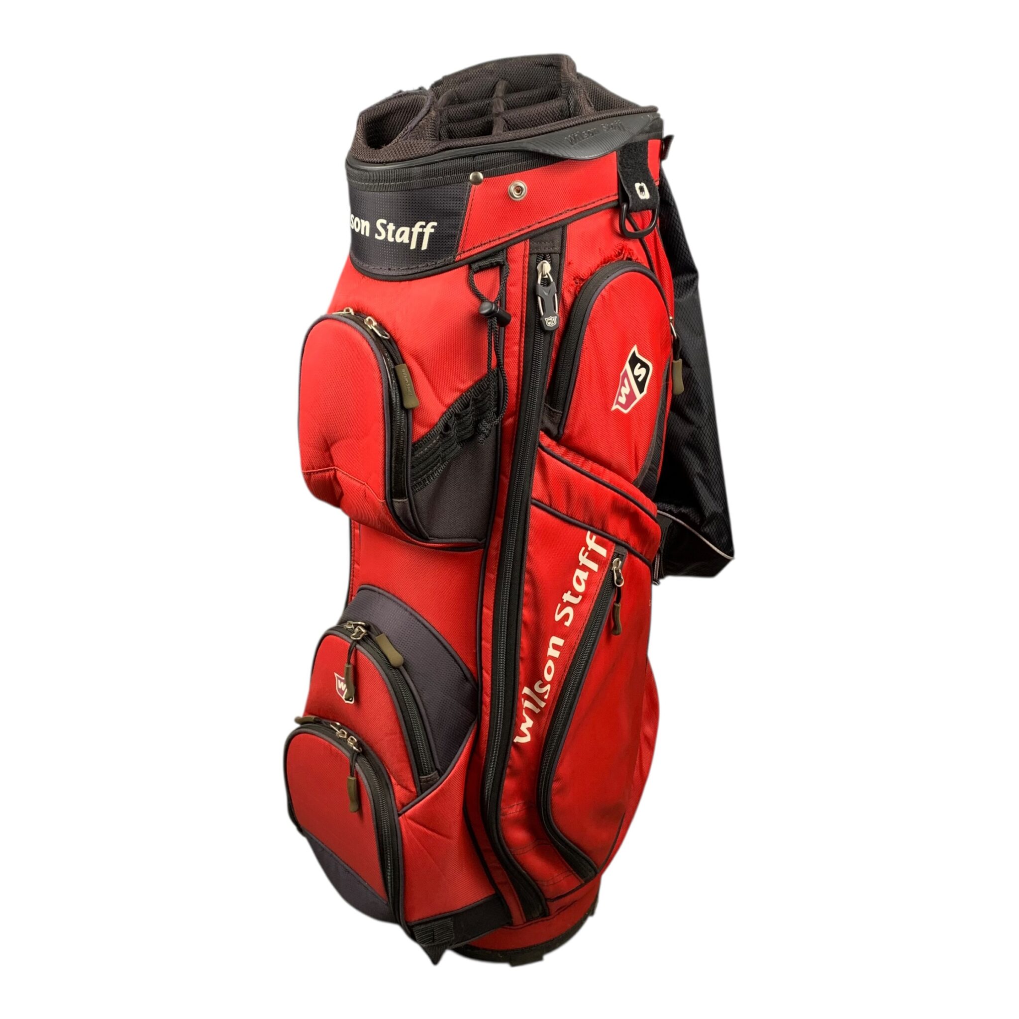 Wilson Staff Cartbag / Red / 14 Rum
