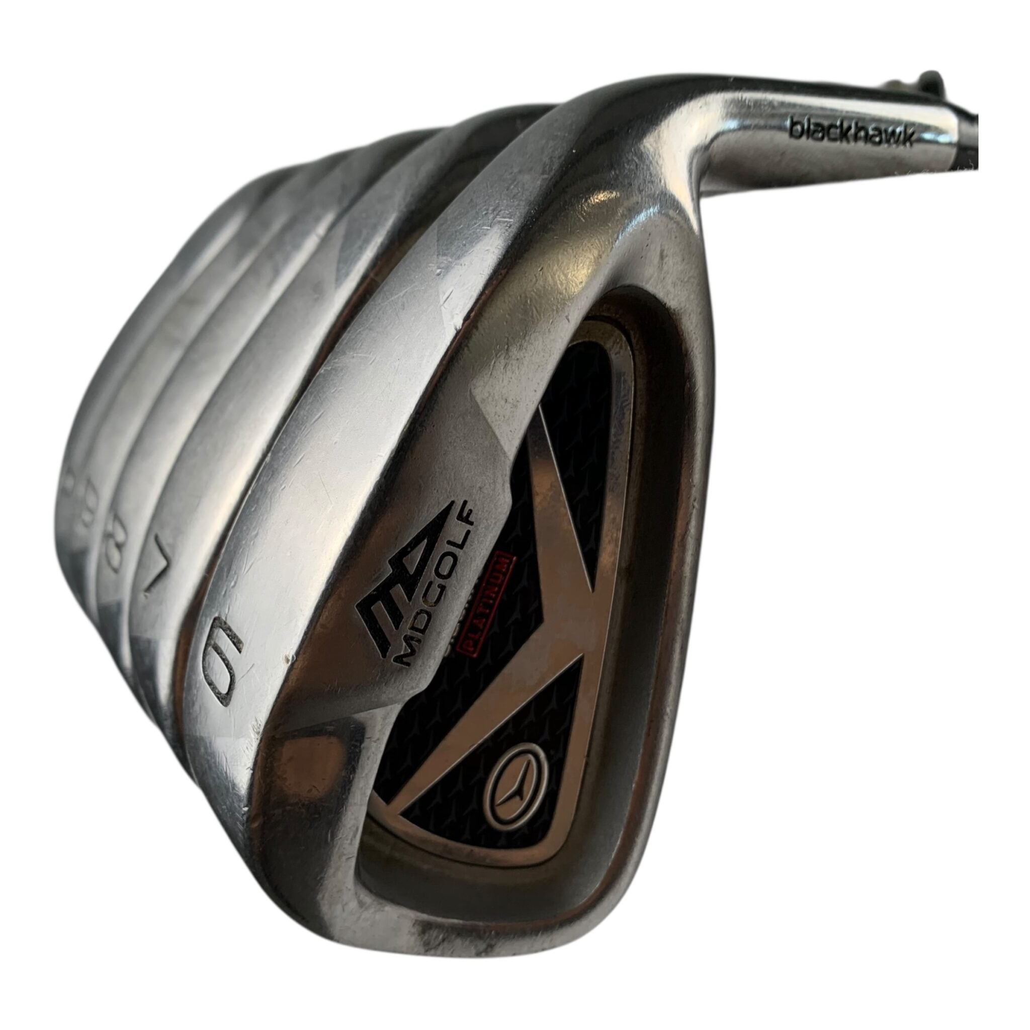 MD Golf Black Hawk Platinum Jernsæt / Flex Regular / 6-SW / Stål