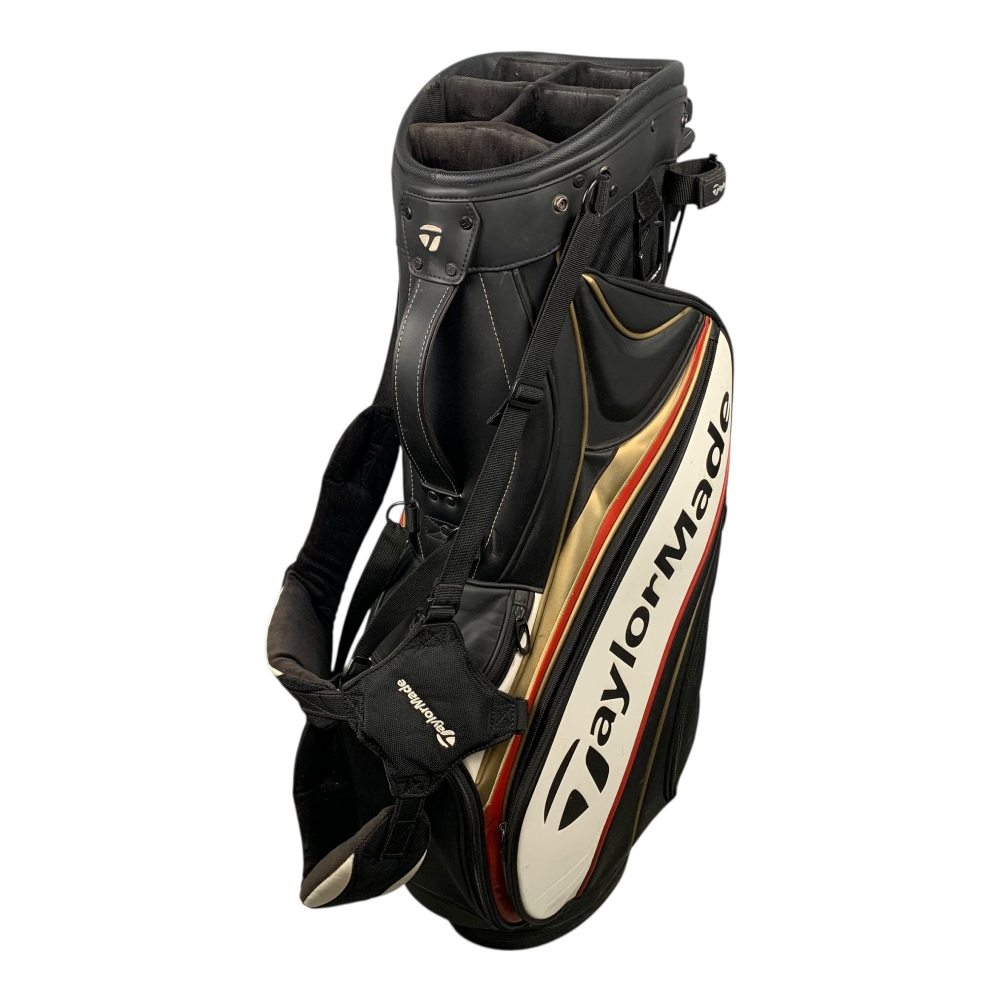 Taylormade Standbag / Black/Gold/White / 6-Rum