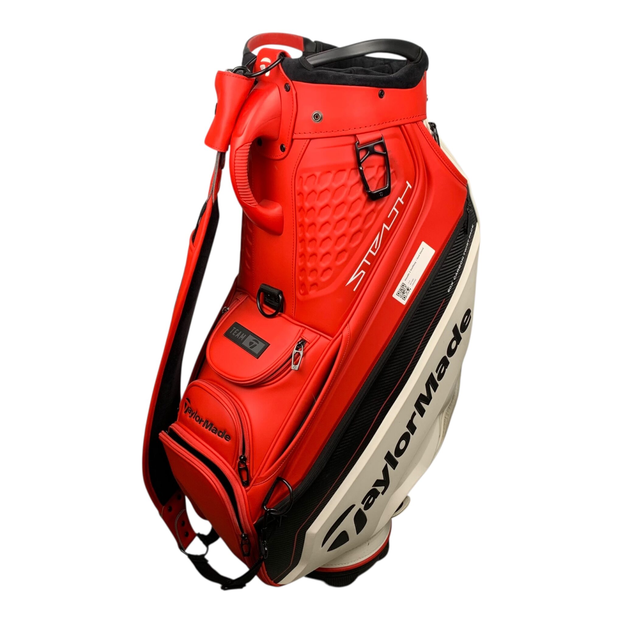 Taylormade Stealth Staffbag / White/Red / 6-Rum