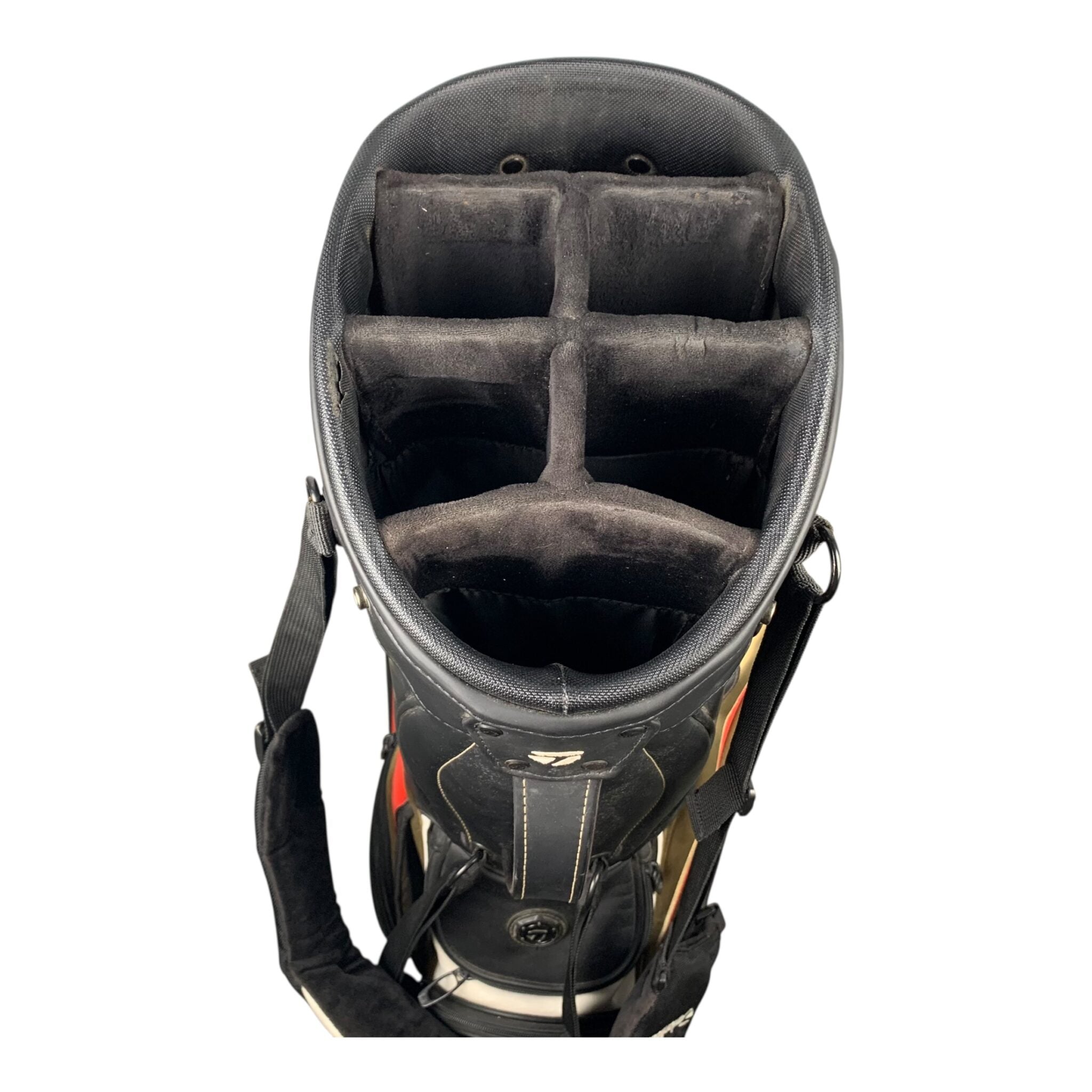 Taylormade Standbag / Black/Gold/White / 6-Rum