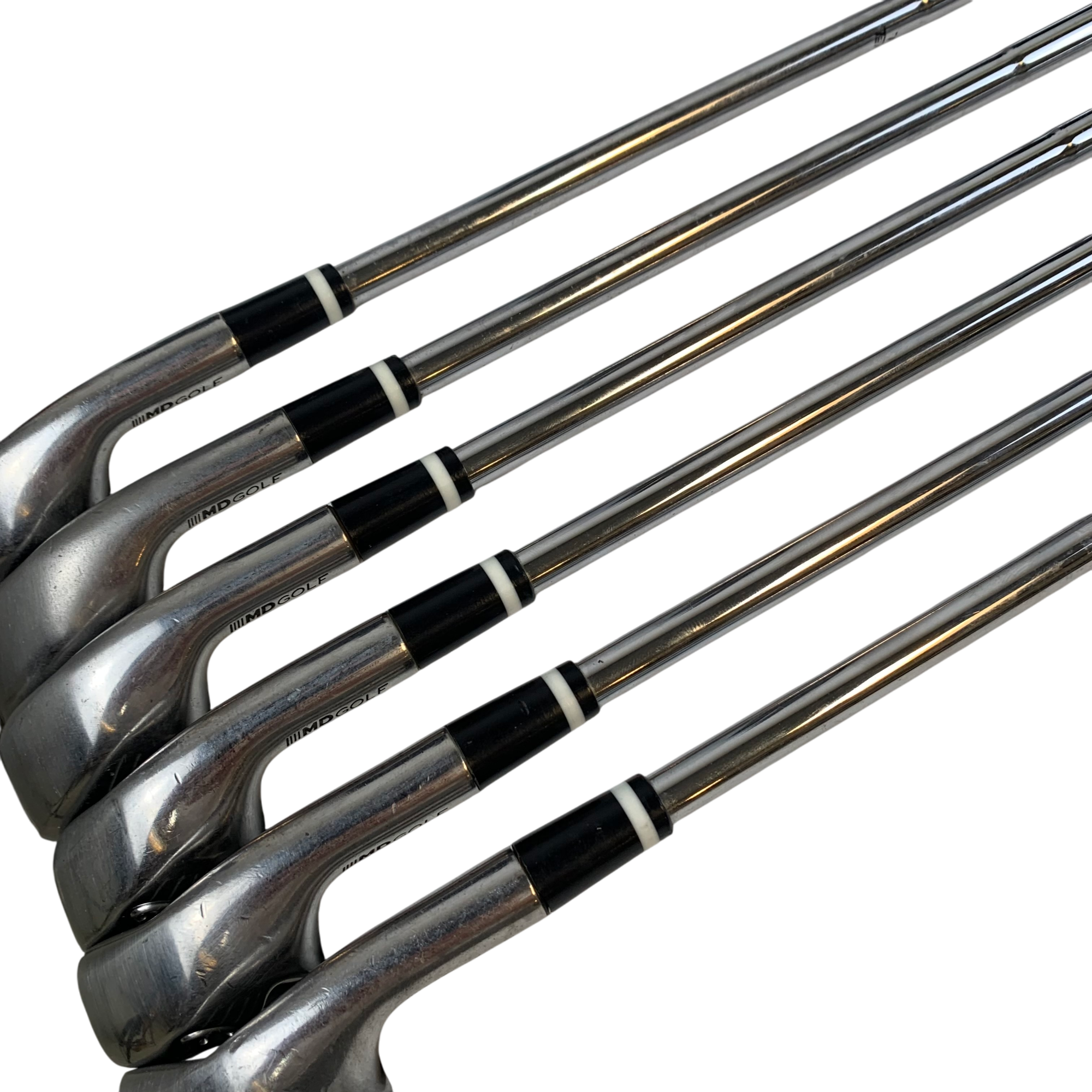 MD Golf BlackHawk Jernsæt / Flex Regular / 6-SW / Stål galleri billede 4 - brugt golf udstyr i god stand