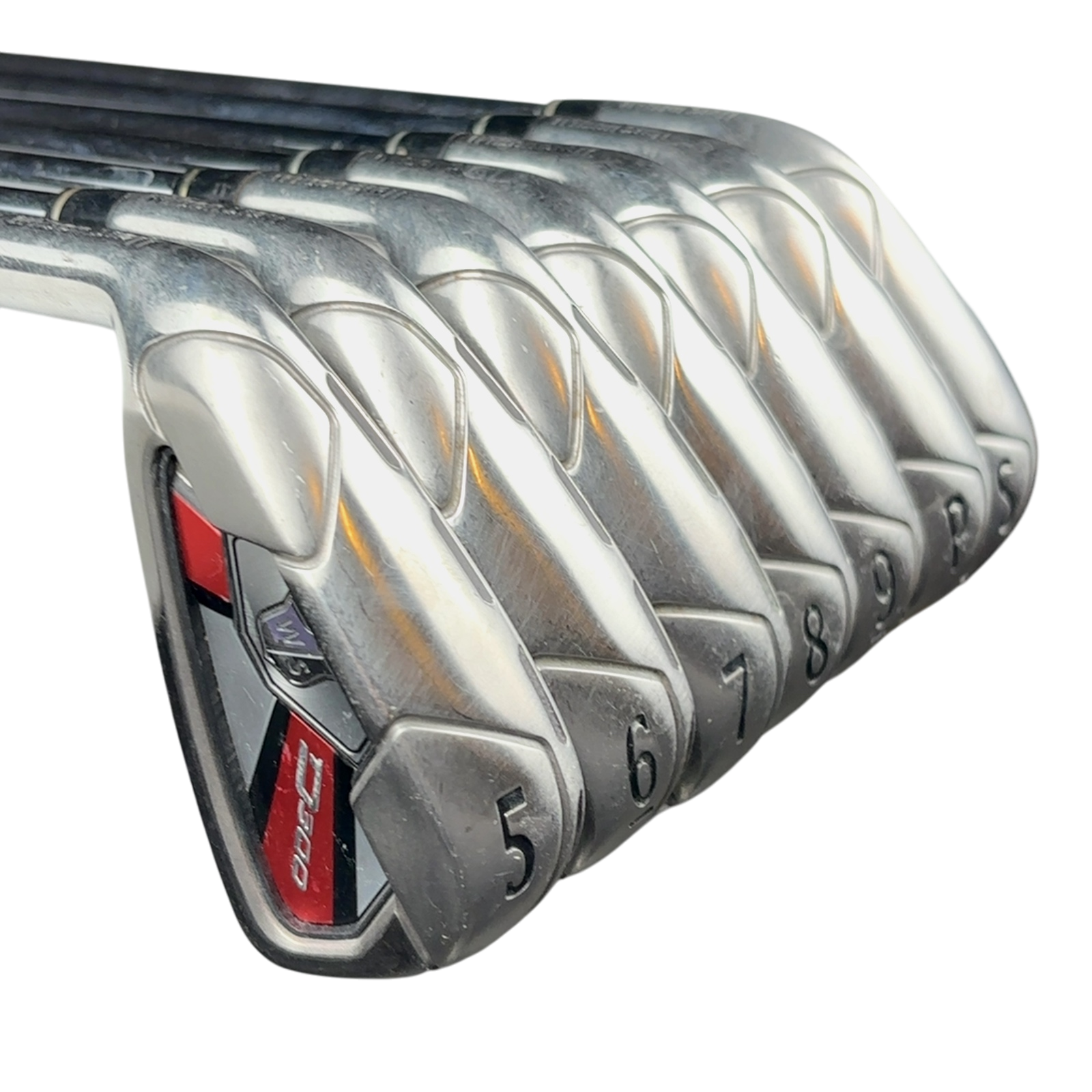 Venstre Wilson Staff D300 Jernsæt / 5-PW+SW / Flex Regular Stål