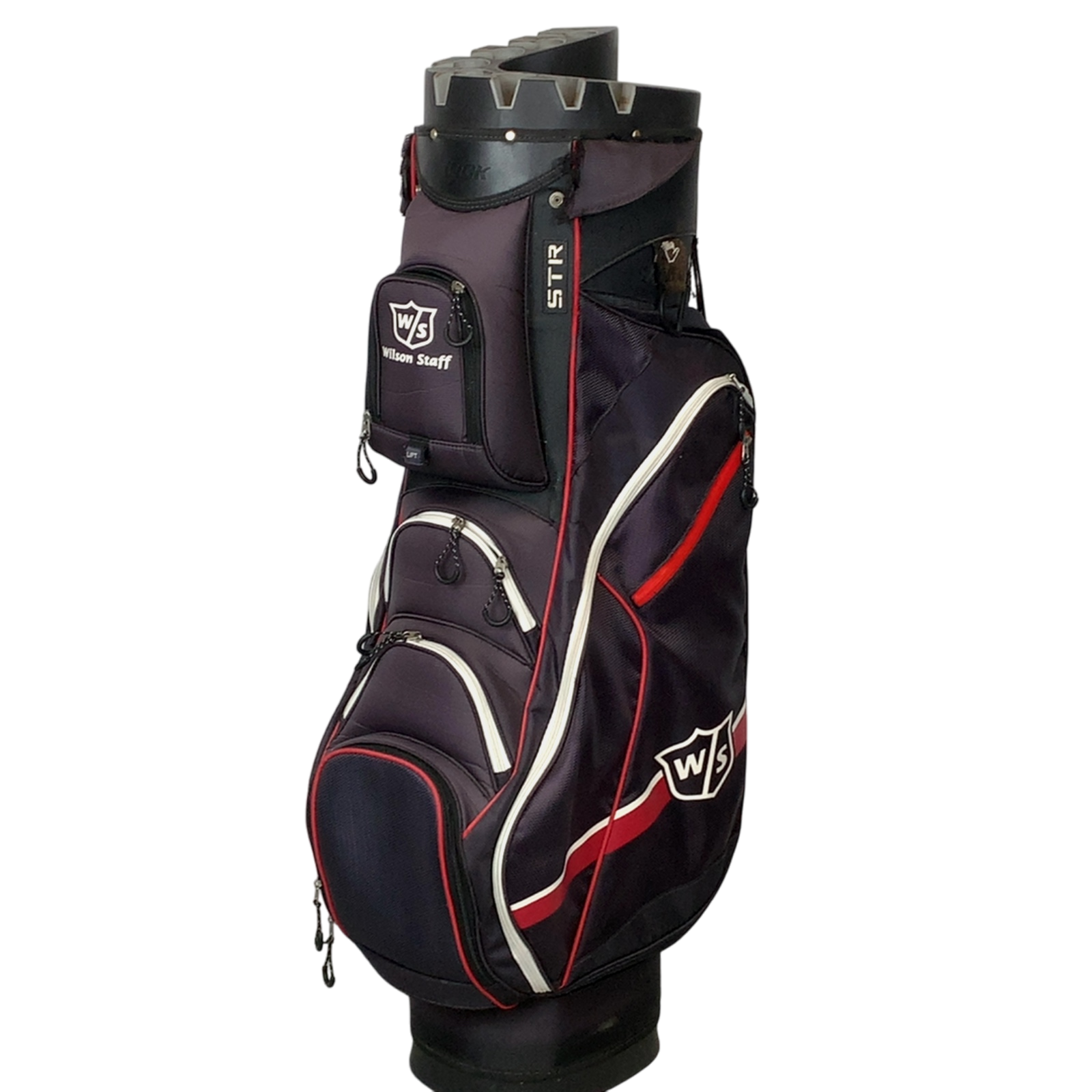 Wilson STR Golftaske / 14-Rum / Sort