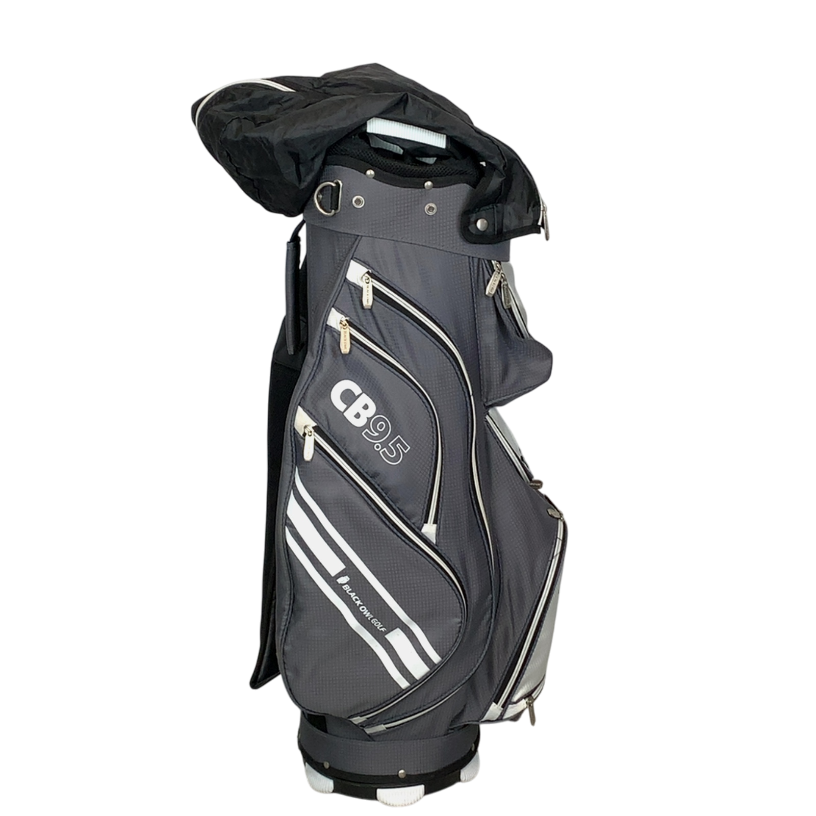 Black Owl Golf CB 9.5 Golftaske / 14-Rum / Grå