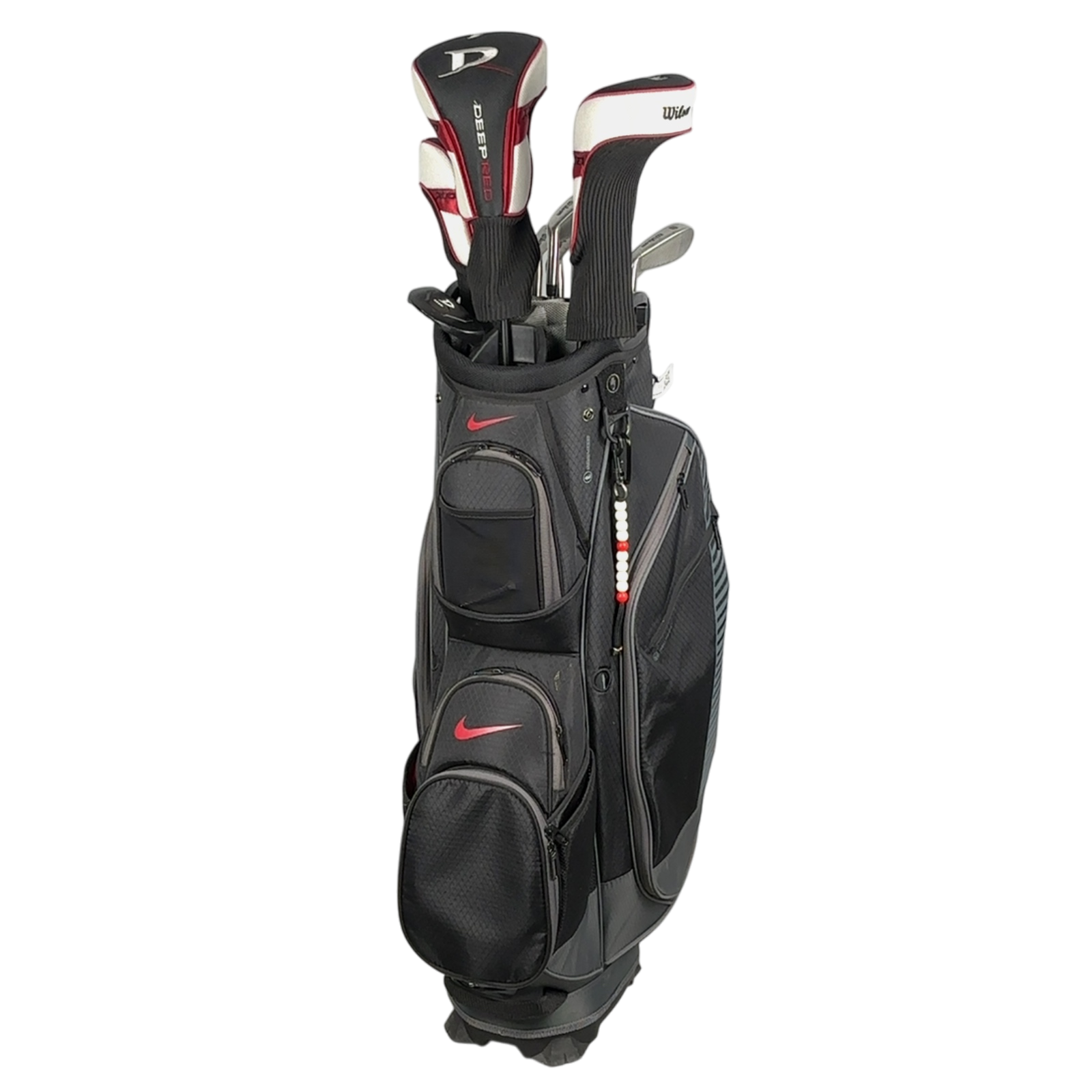 Wilson Deep Red Komplet Sæt Med Bag / 5-PW+SW / Flex Regular / Stål