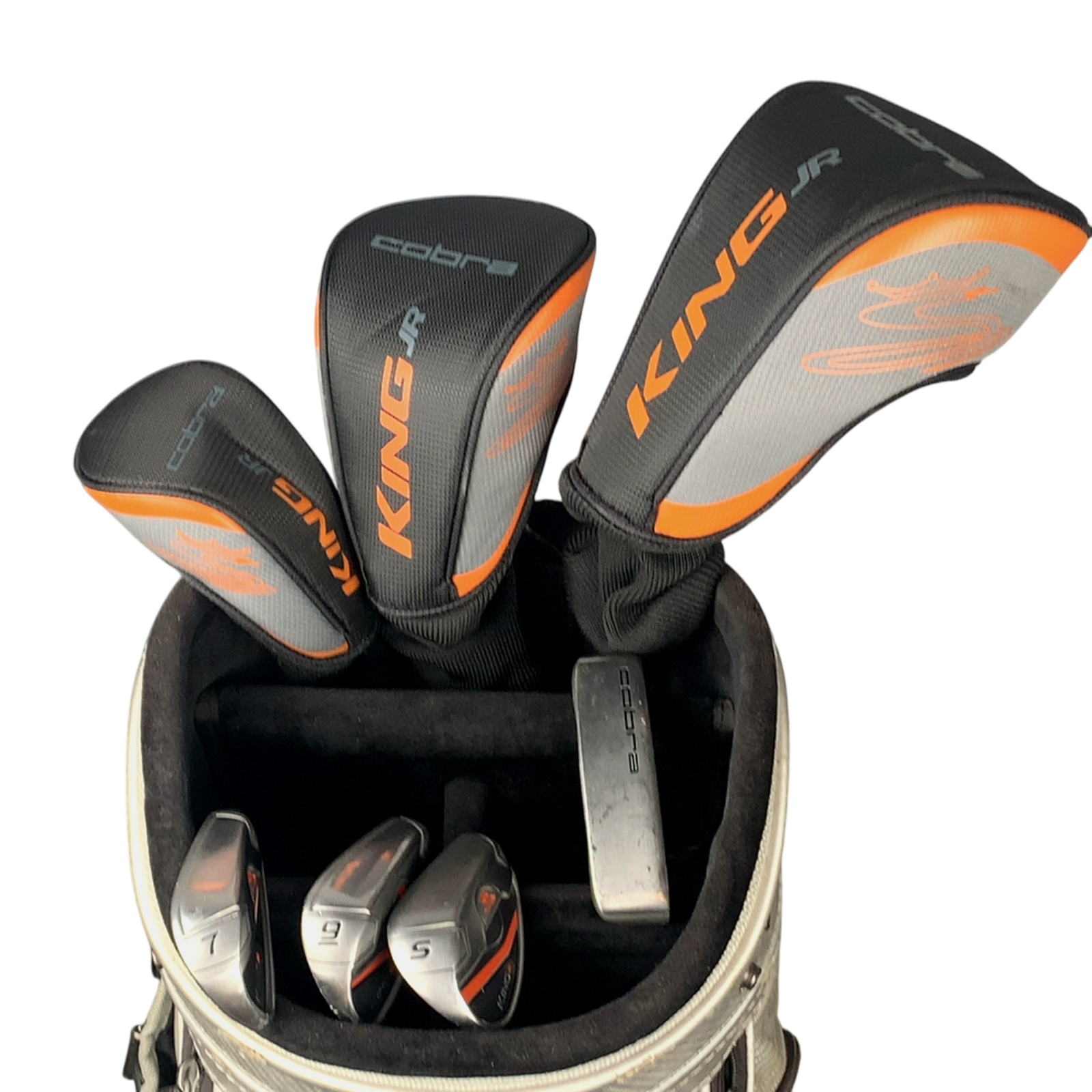 Cobra King Jr. Komplet Sæt Uden Bag / 7+9+SW / Flex Junior  / Grafit
