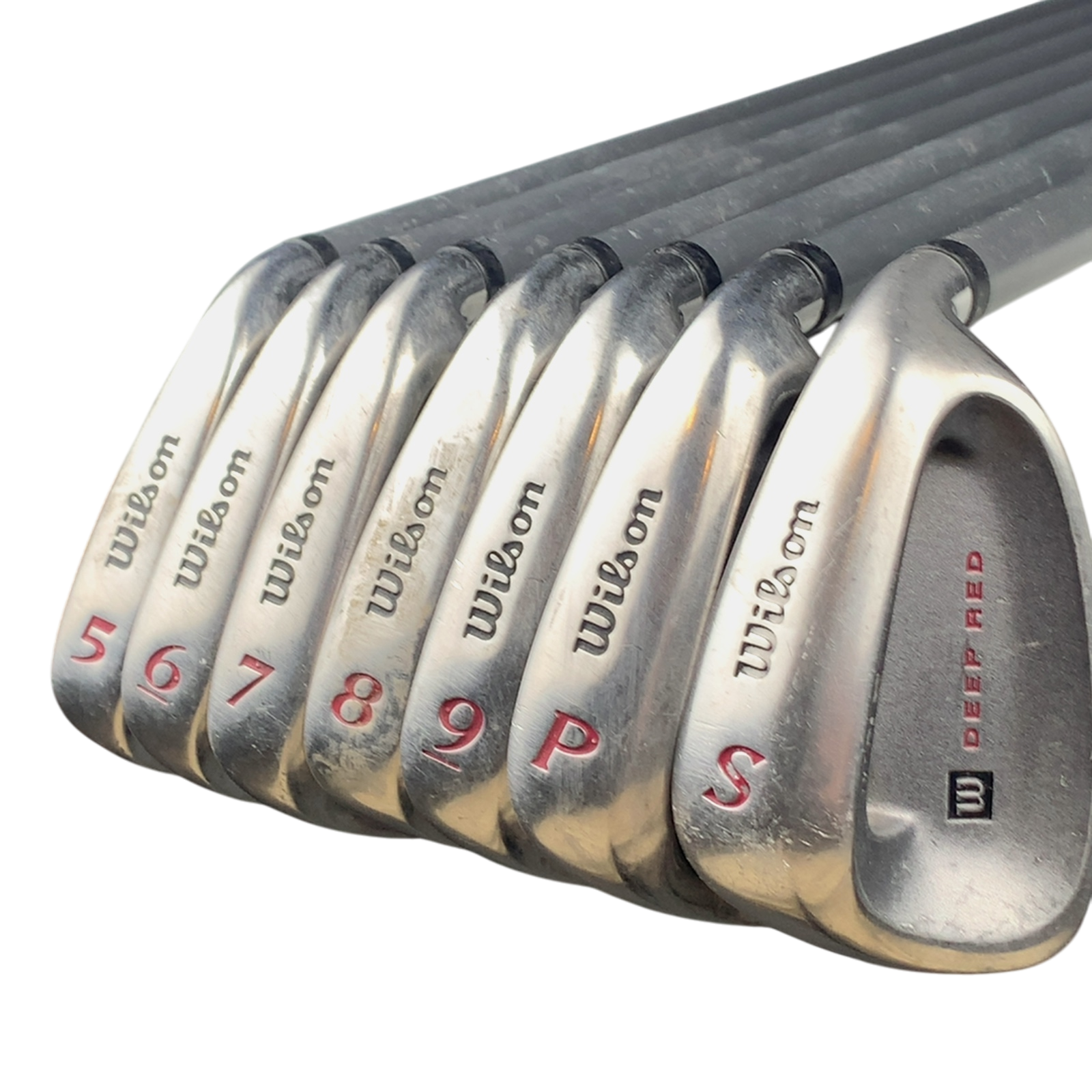 Wilson Deep Red Jernsæt / 5-PW+SW / Flex Ladies / Grafit