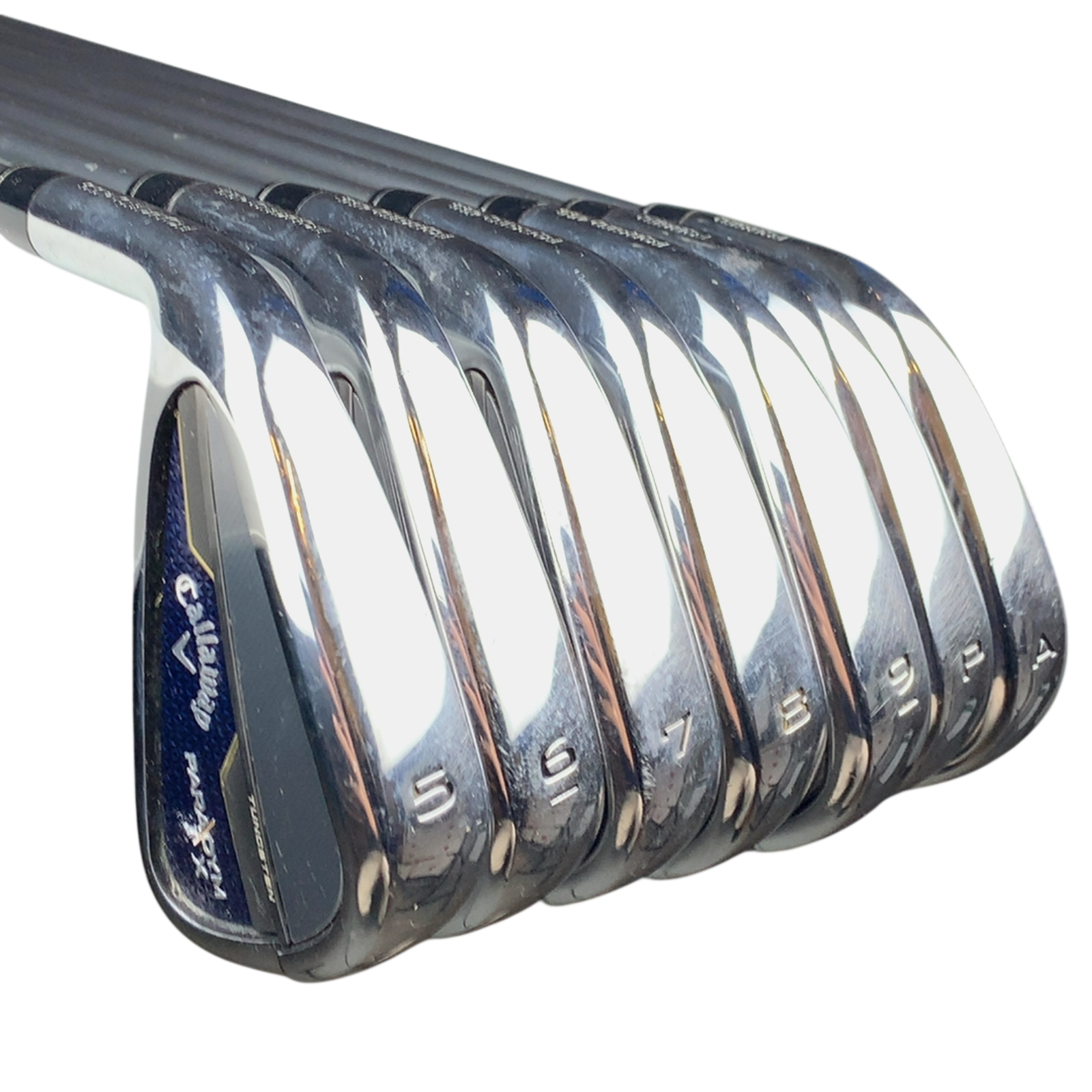 Venstre Callaway Paradym X Jernsæt / 5-PW+GW / Flex Regular / Grafit
