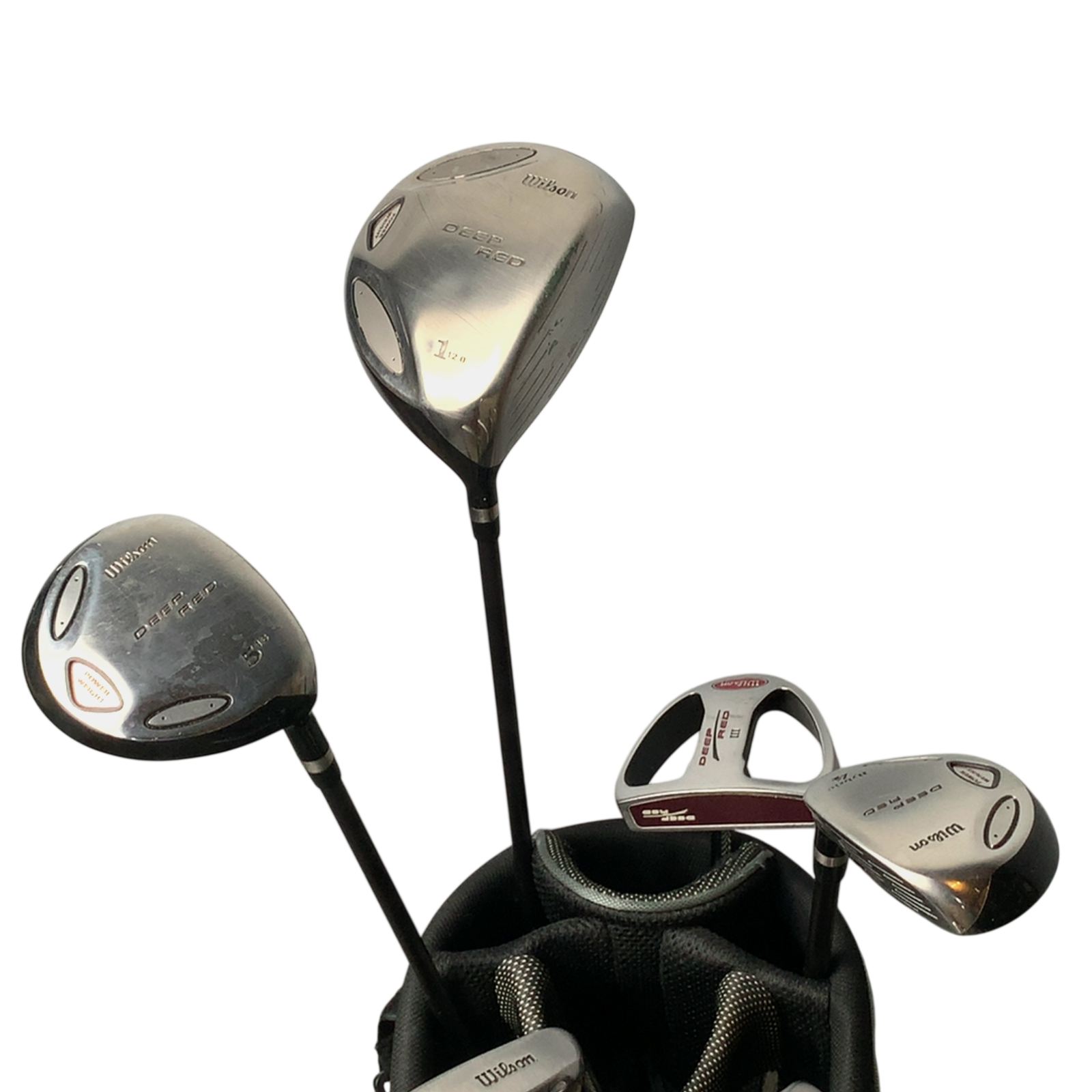 Wilson Deep Red Komplet Sæt Med Bag / 6-PW+SW / Flex Regular / Stål